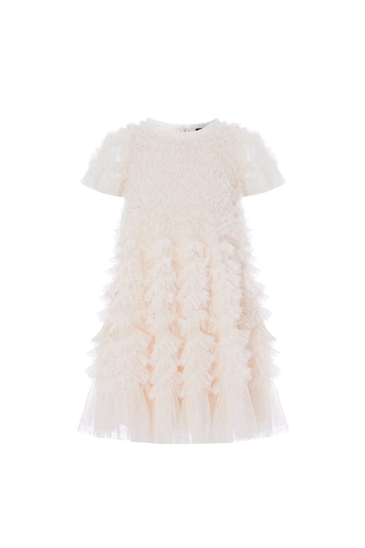 Needle & Thread Thalia Kids Dress sukienka kremowa tiulowa