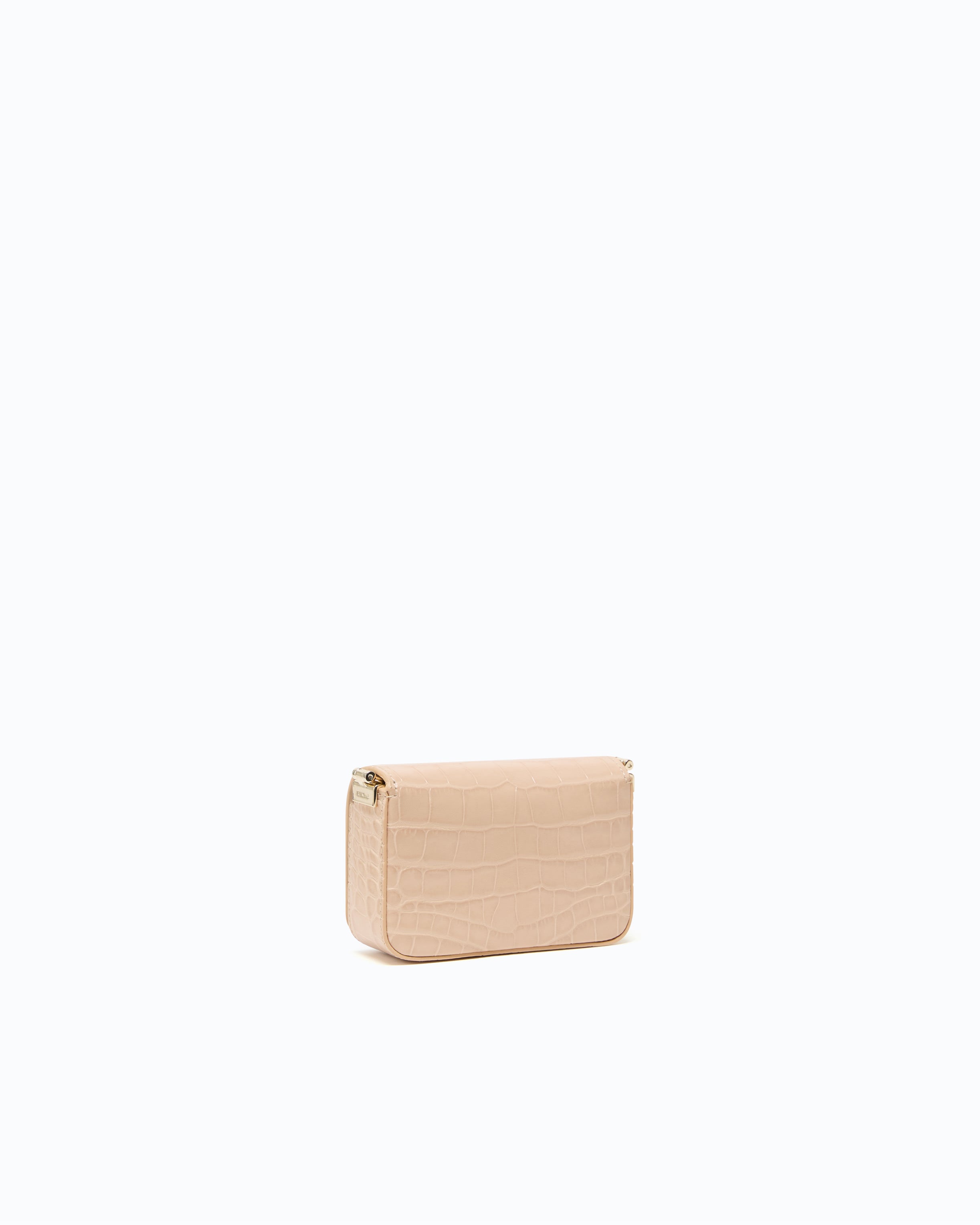 Pinko Micro Love Bag Click kopertówka krokodyl