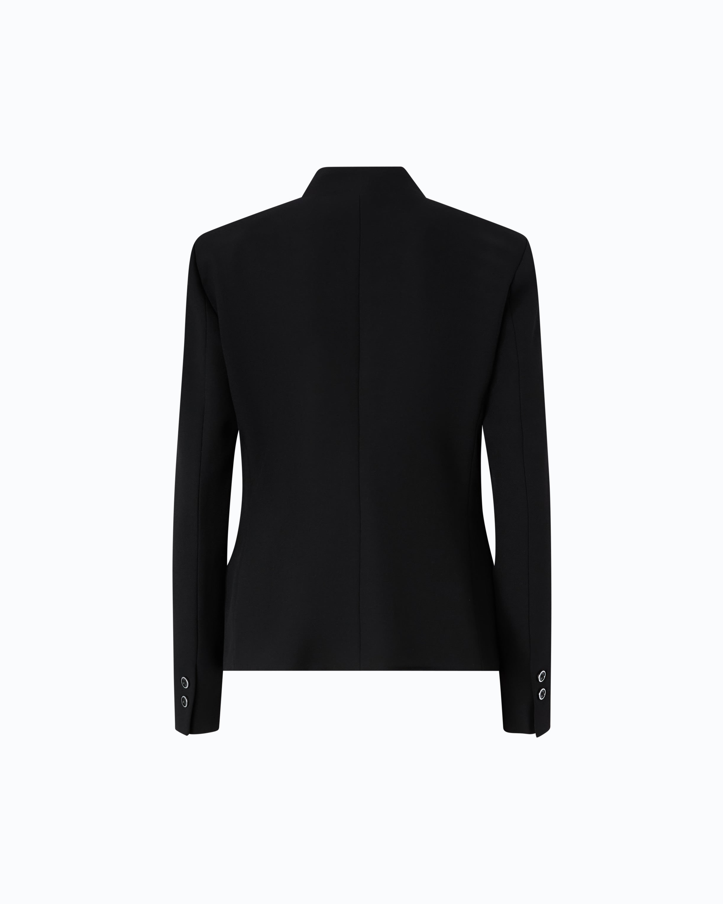 Pinko żakiet slim fit czarny jednorzędowy blazer