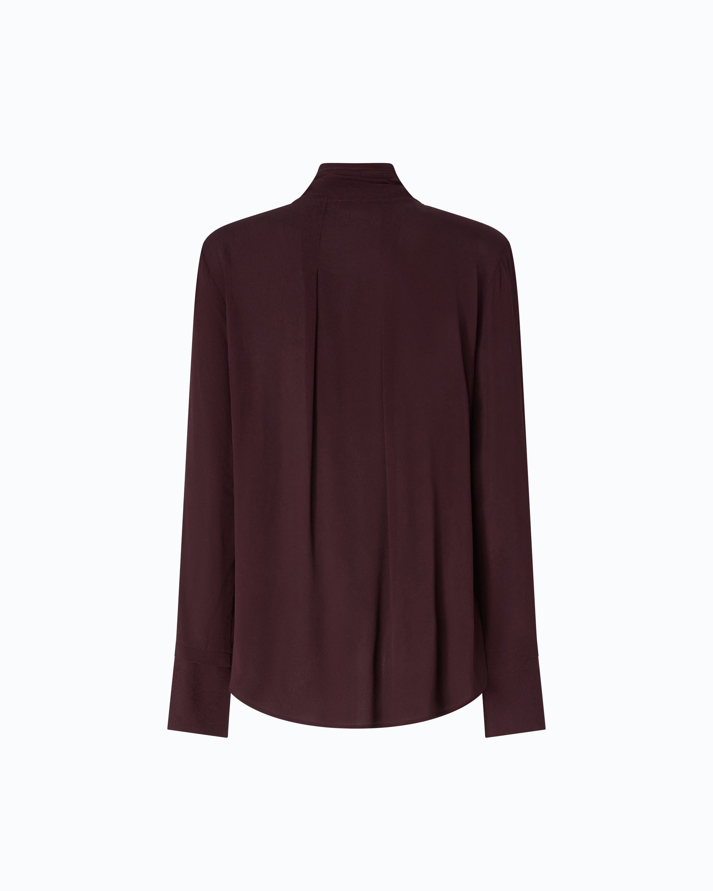 Pinko Brunnera Blouse bluzka bordowa wiskoza