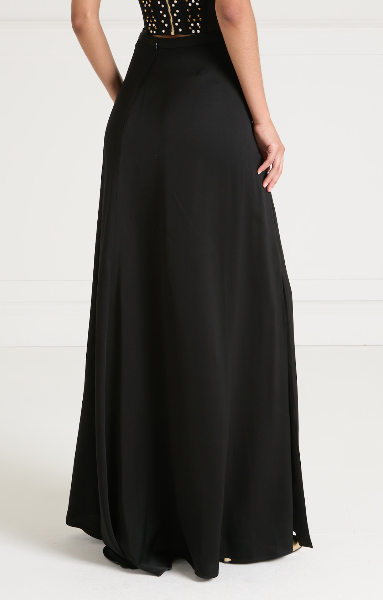 Temperley London Amerie spódnica długa czarna