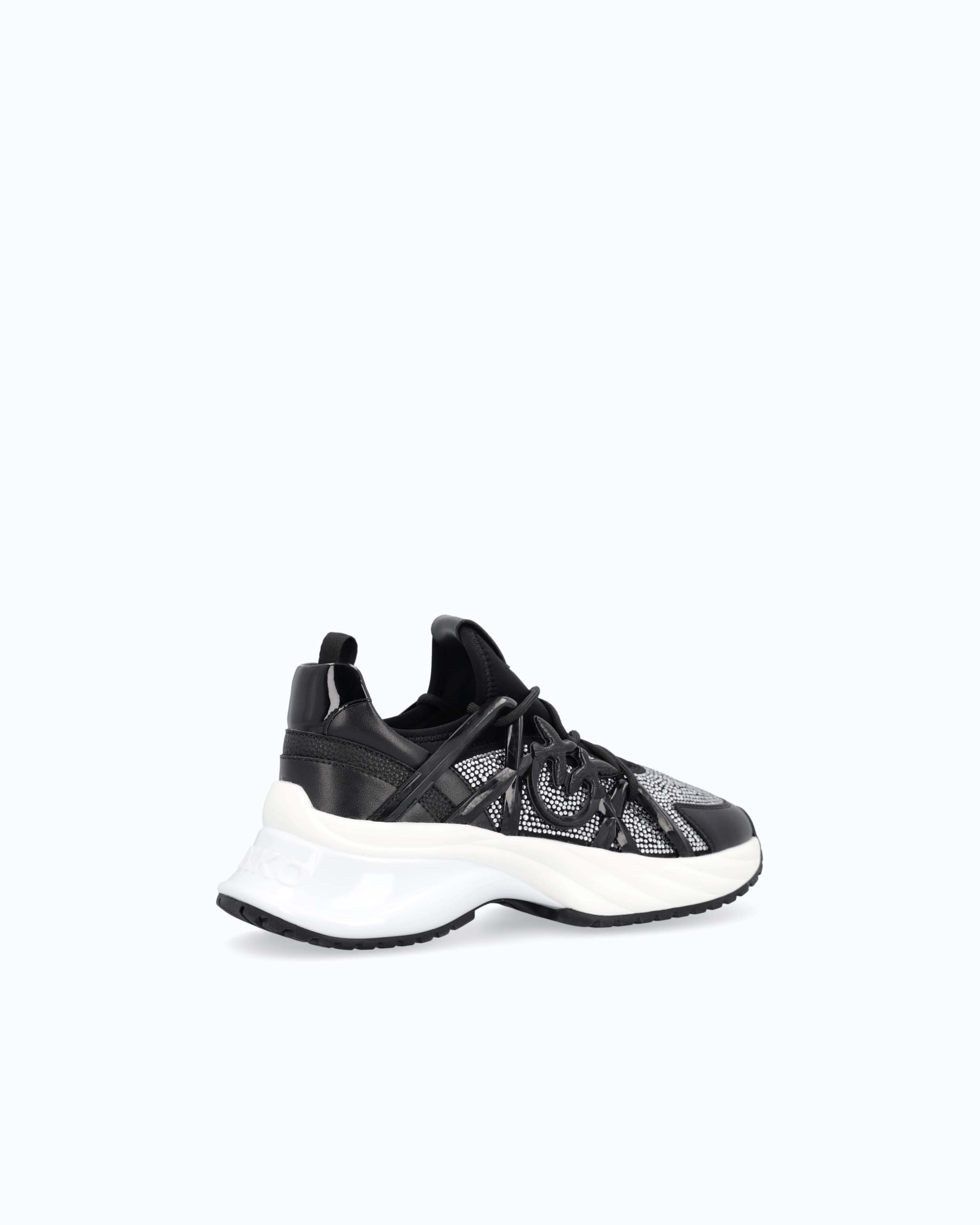 Pinko Ariel 01 sneakersy wsuwane z kryształkami