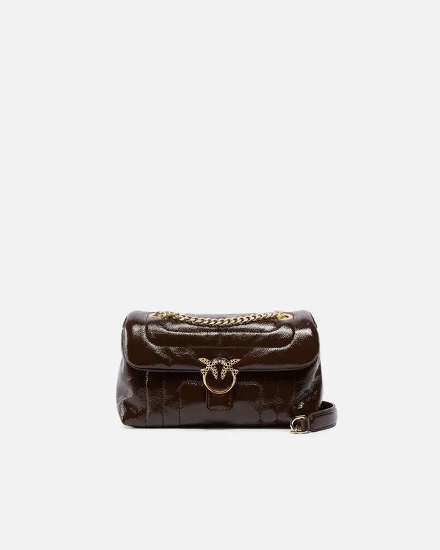 Pinko New Love Puff Mini torebka pikowana skóra