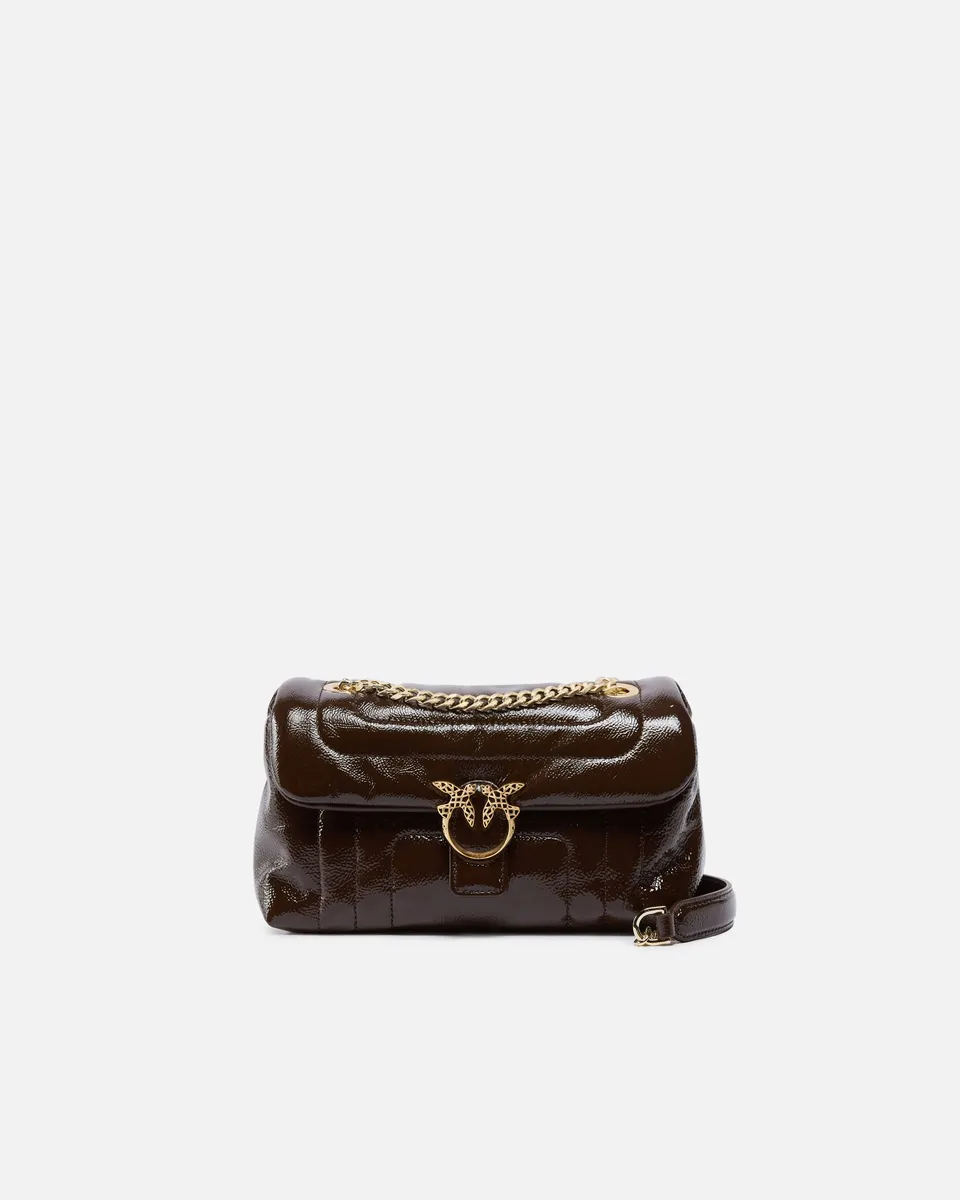Pinko New Love Puff Mini torebka pikowana skóra