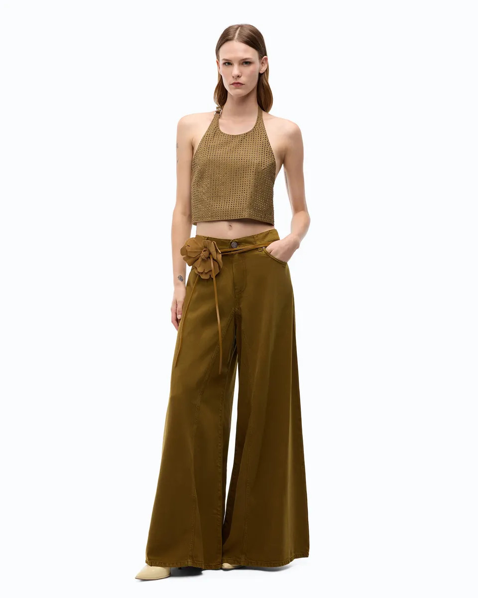 Pinko Winona Wide Leg dżinsy szeroka nogawka