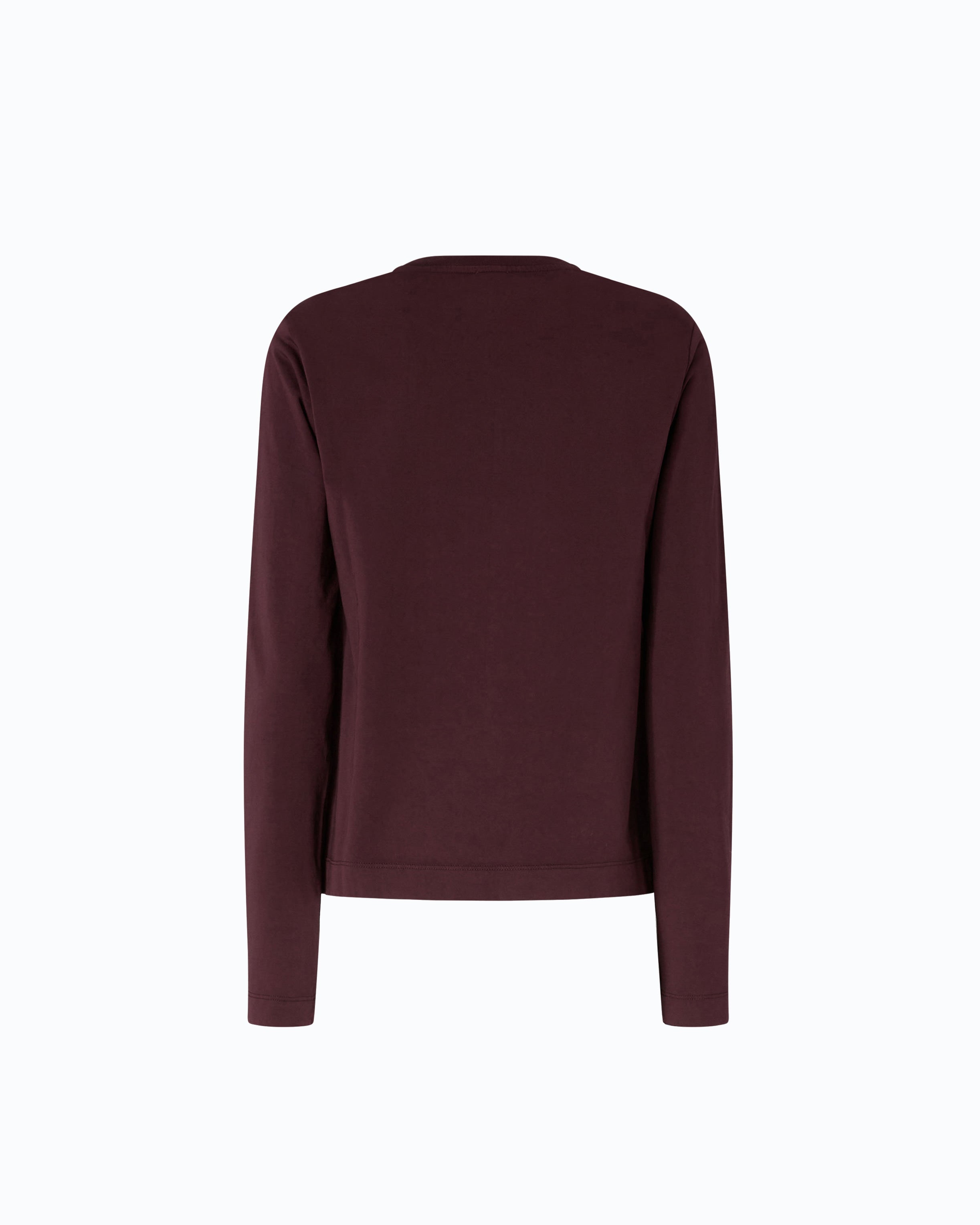 Pinko Toblino longsleeve bordowy bawełniany Love Birds