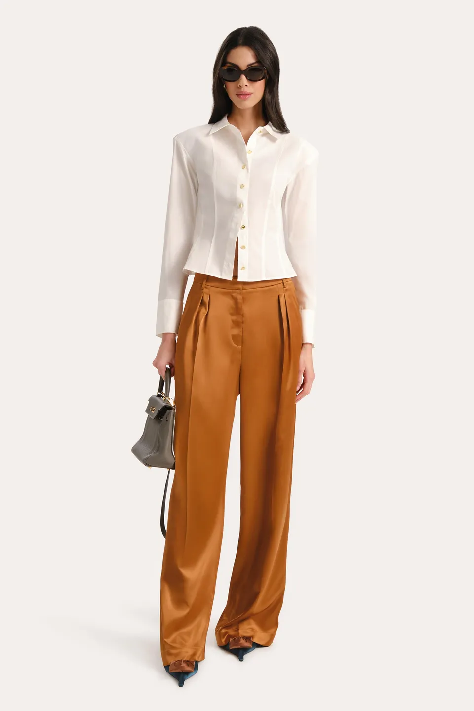 Elie Tahari Marissa koszula bawełniana White