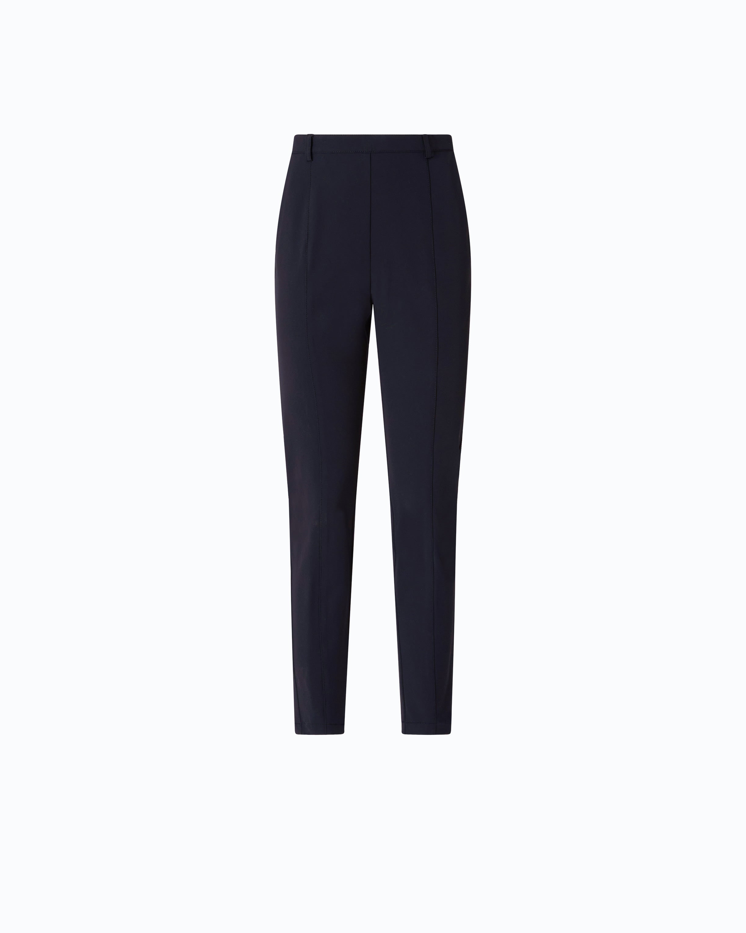 Pinko Tancredi spodnie skinny eleganckie niebieskie