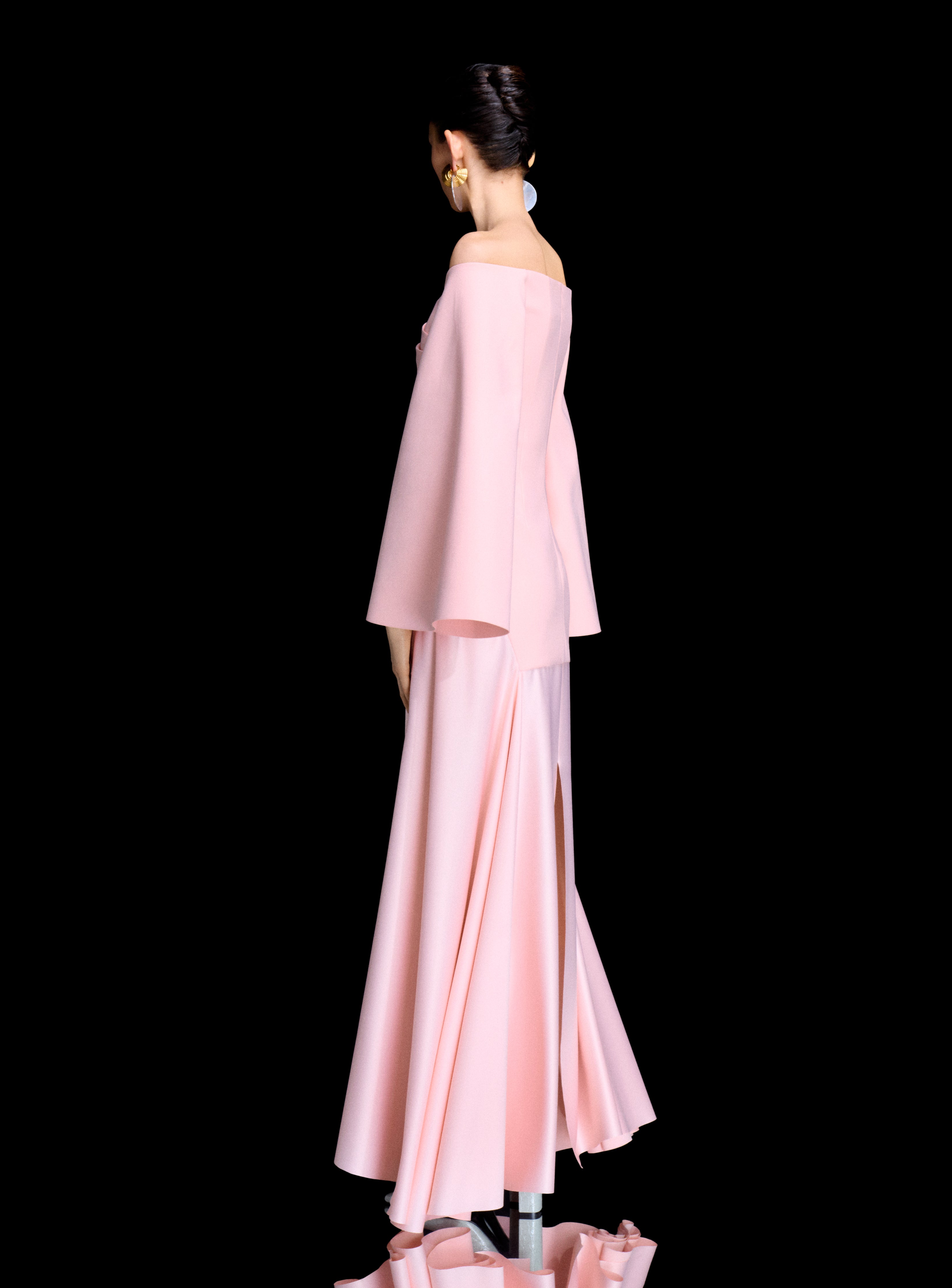Solace London Rina sukienka maxi różowa