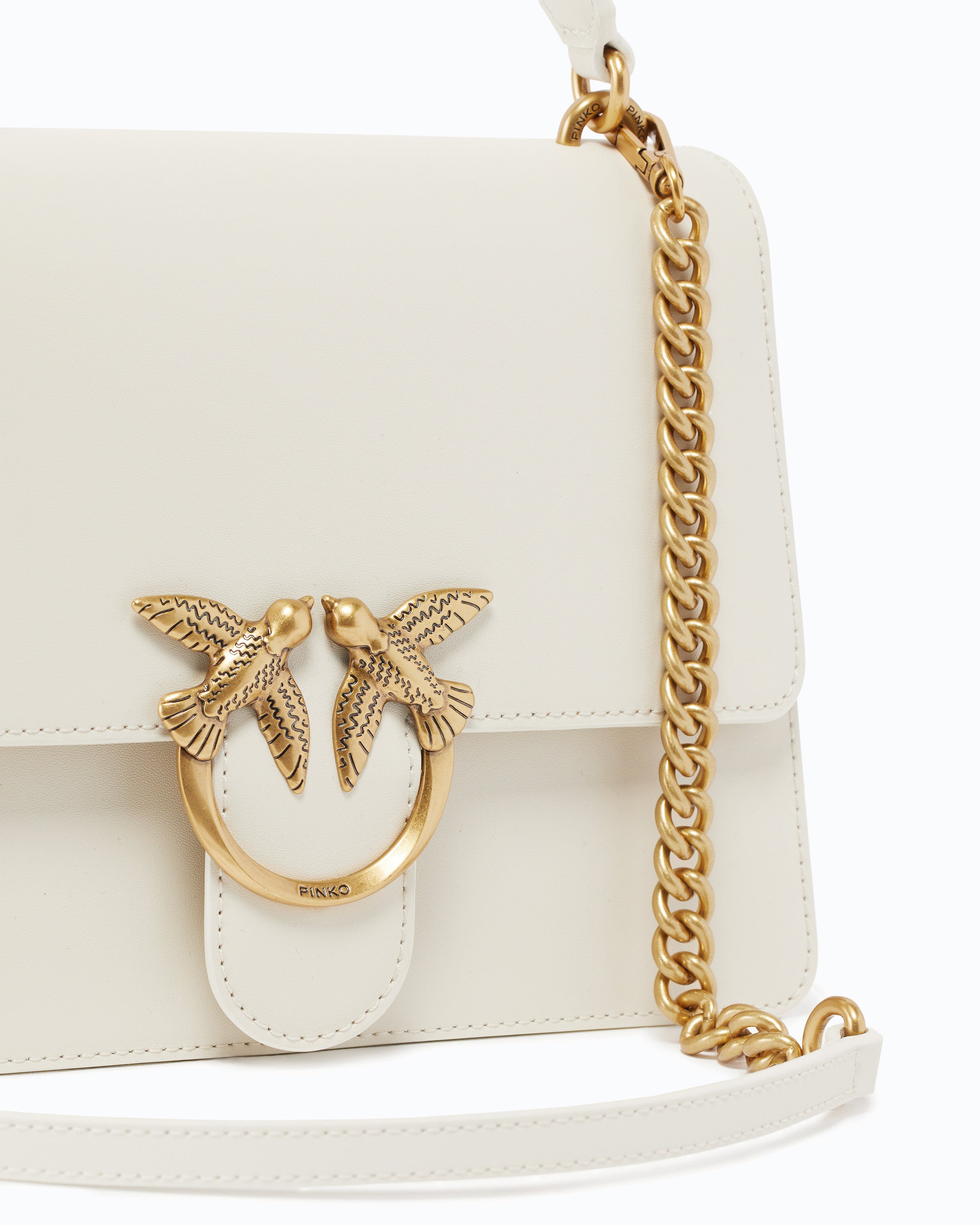 Pinko Love One Top Handle torebka mini biała