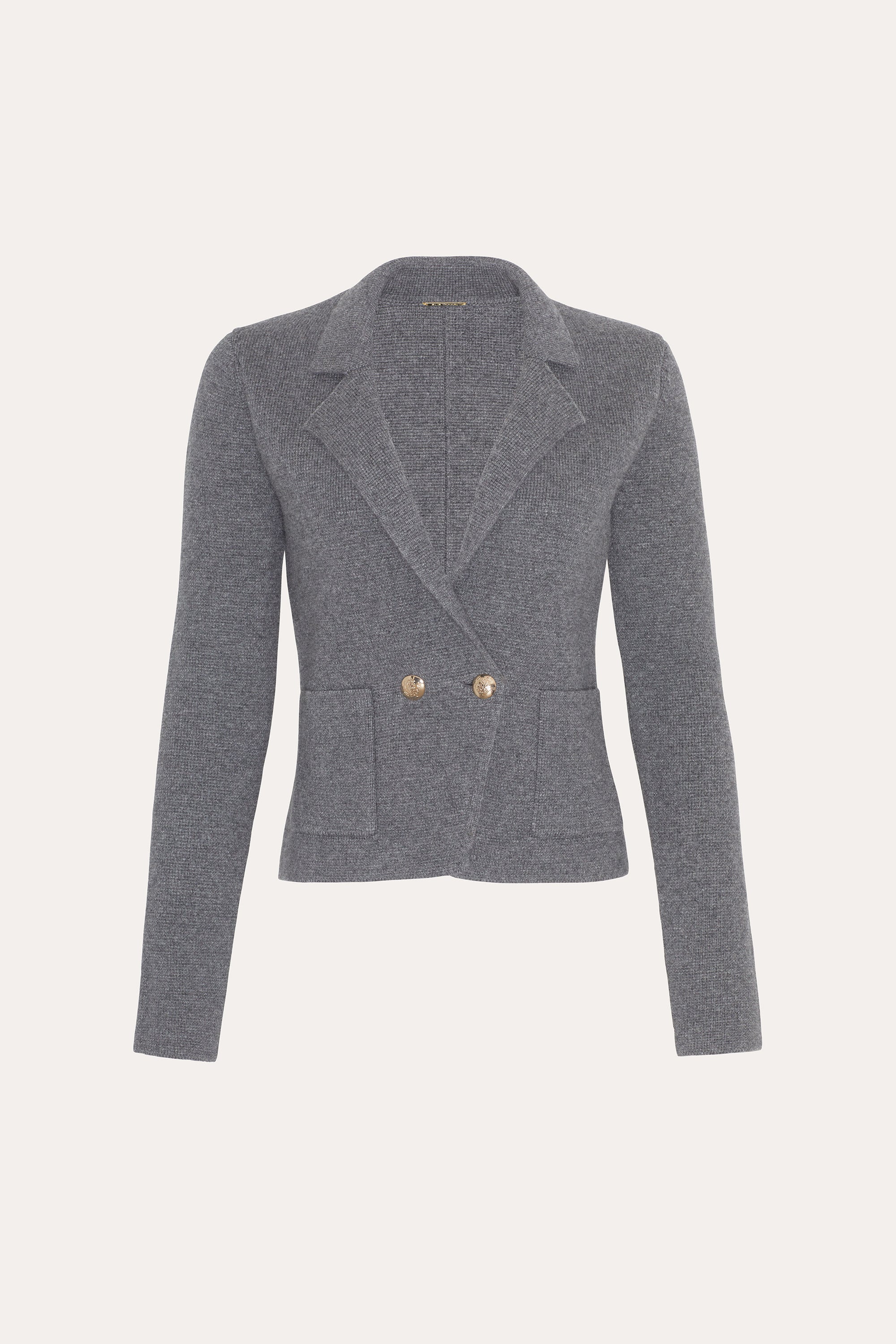 Elie Tahari Lily marynarka dzianinowa Charcoal Melange