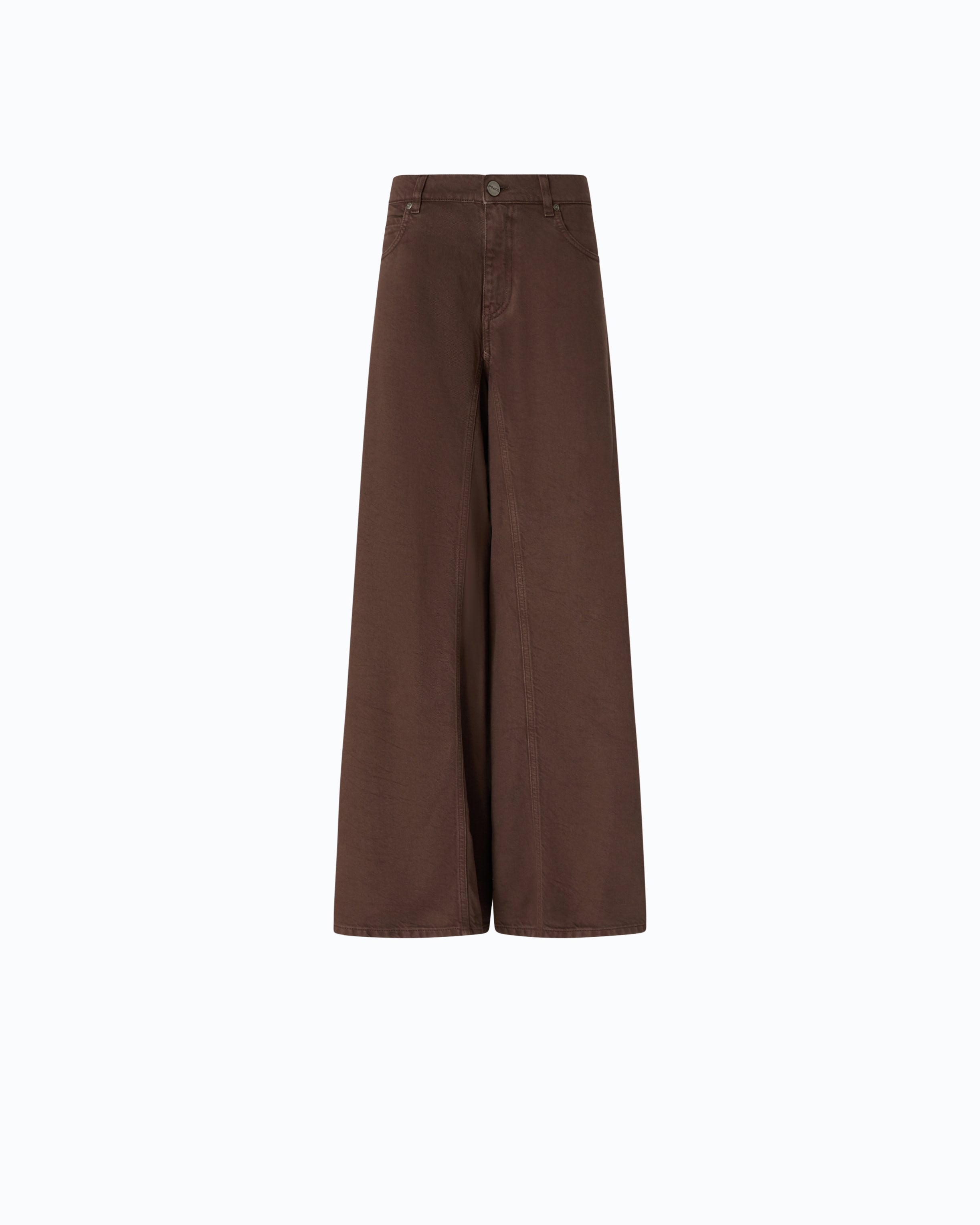 Pinko Winona Wide Leg jeansy brązowe vintage