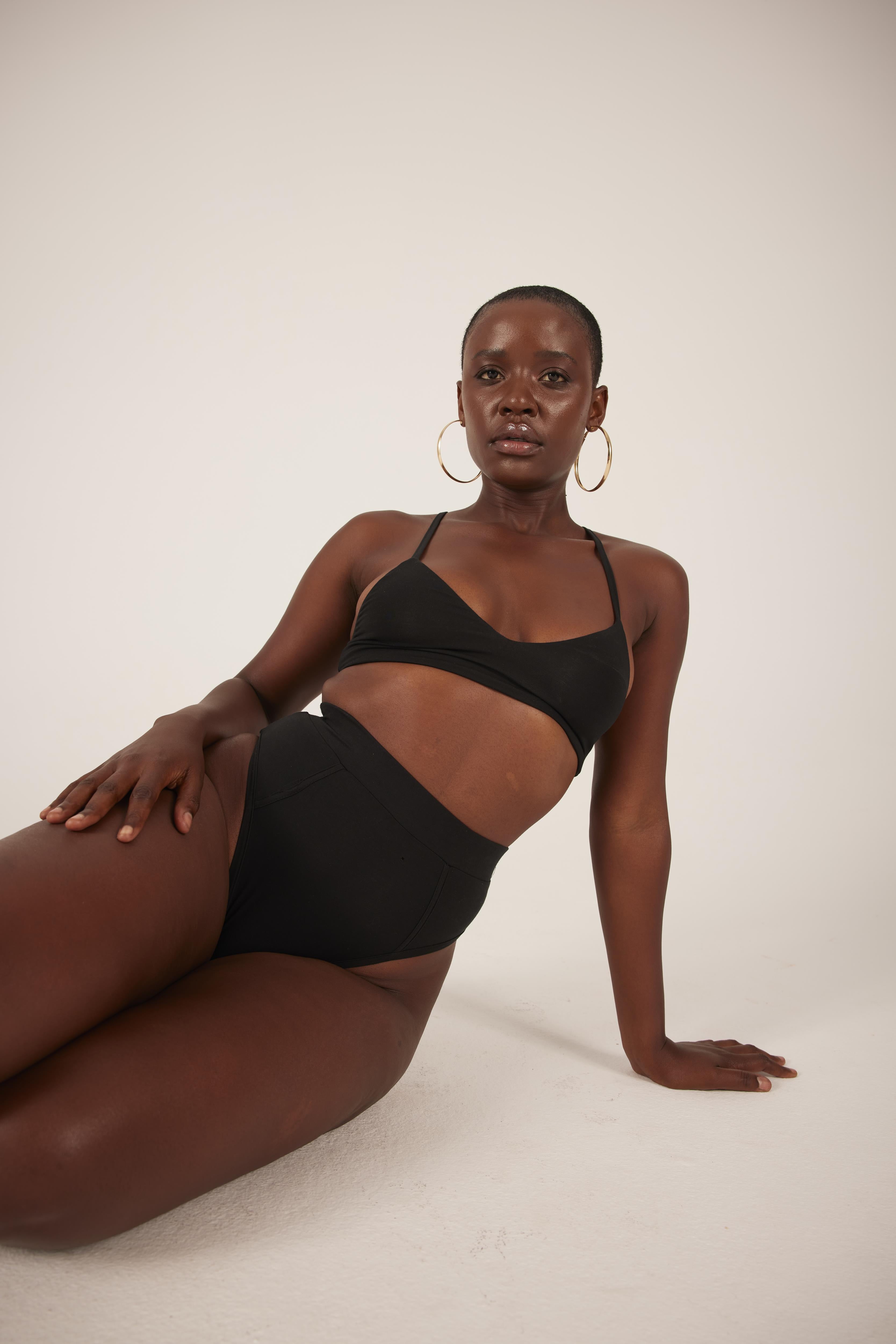 Nudyess Panties figi basic z modalu Black