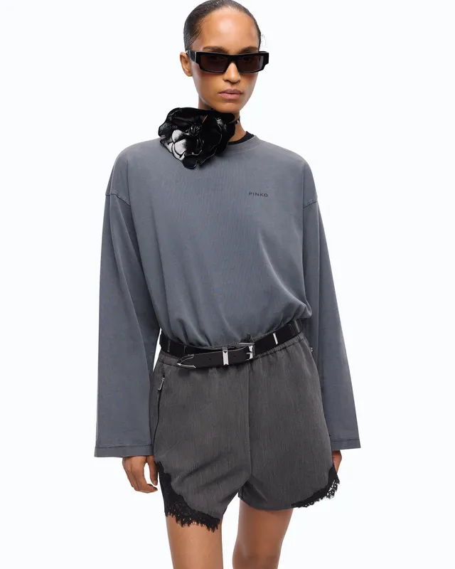 Pinko Resia bluza sprana czarna