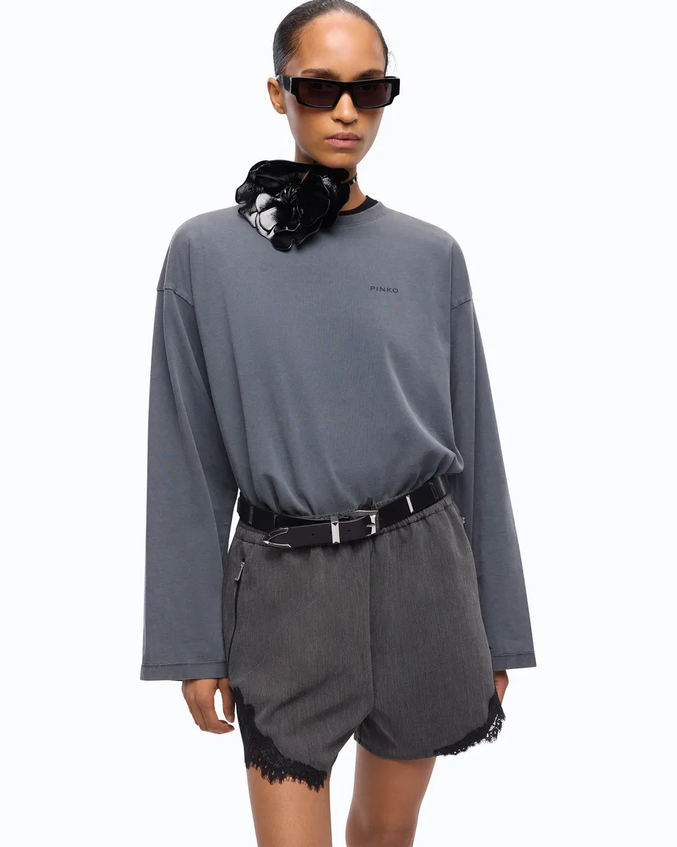 Pinko Resia bluza sprana czarna