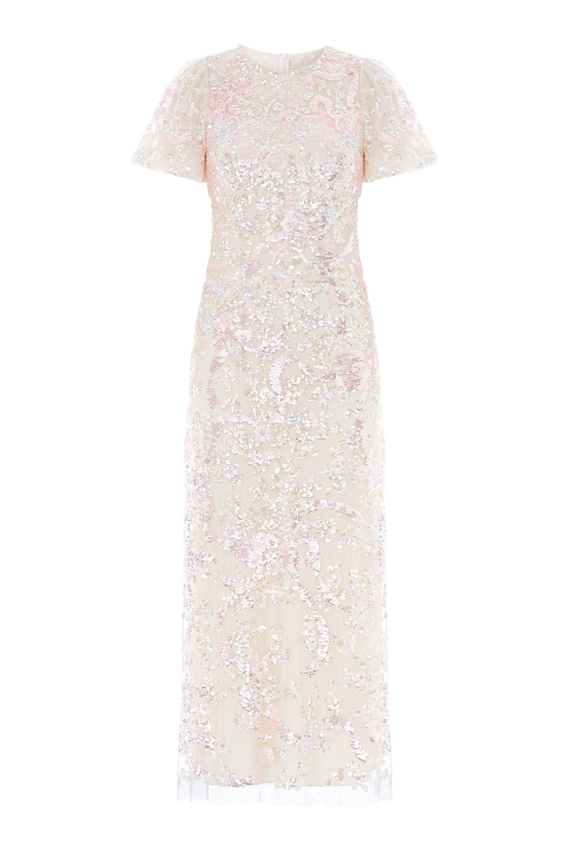 Needle & Thread Dancing Ribbon Gown sukienka cekinowa maxi