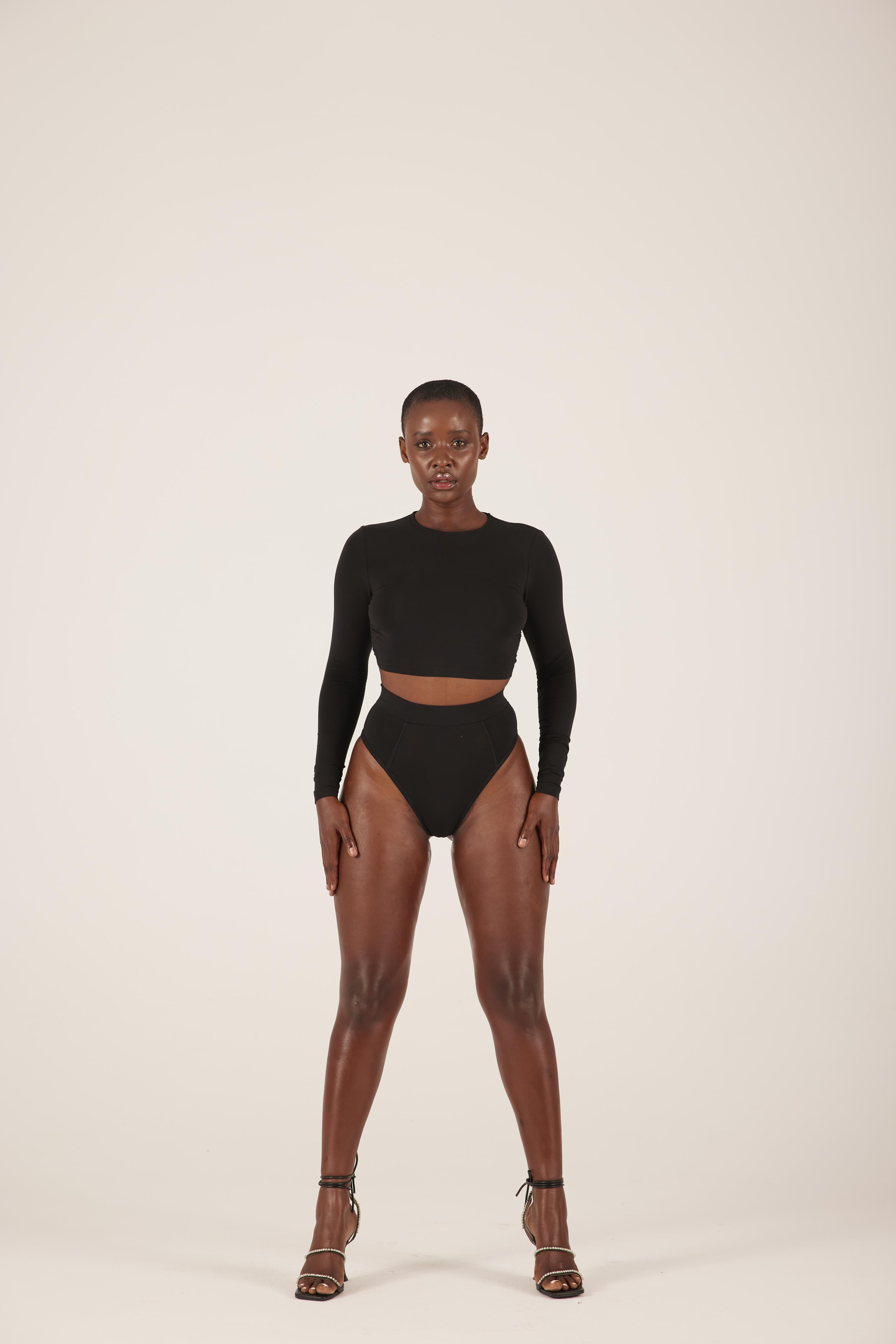 Nudyess Panties figi basic z modalu Black