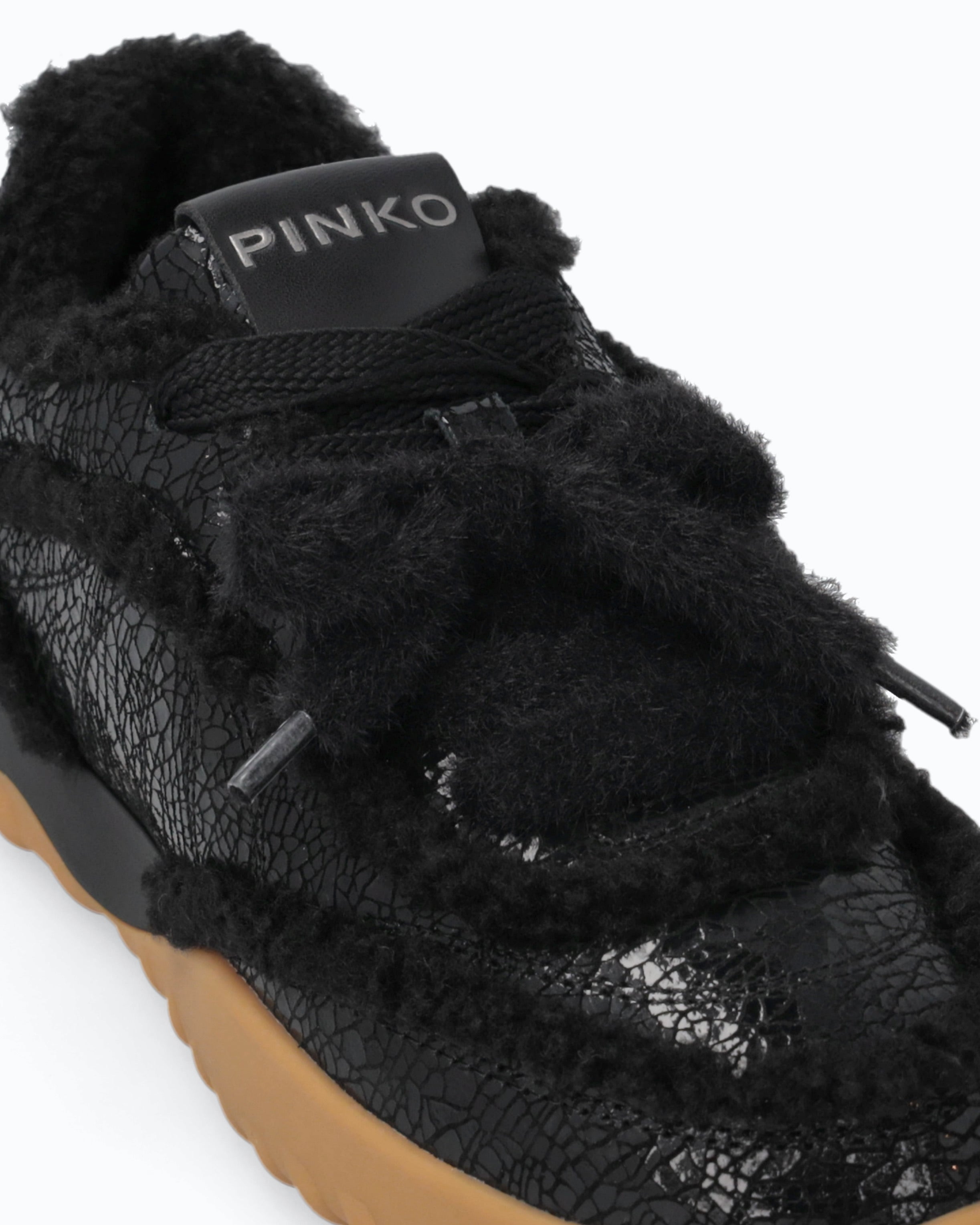Pinko Gea 02 Sneaker sneakersy skórzane czarne