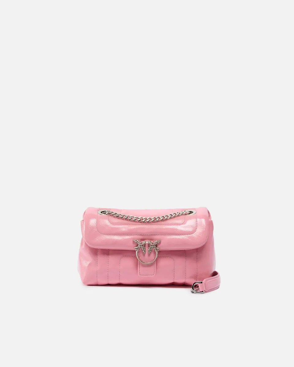 Pinko Love Bag Puff torebka mała pikowana czarna