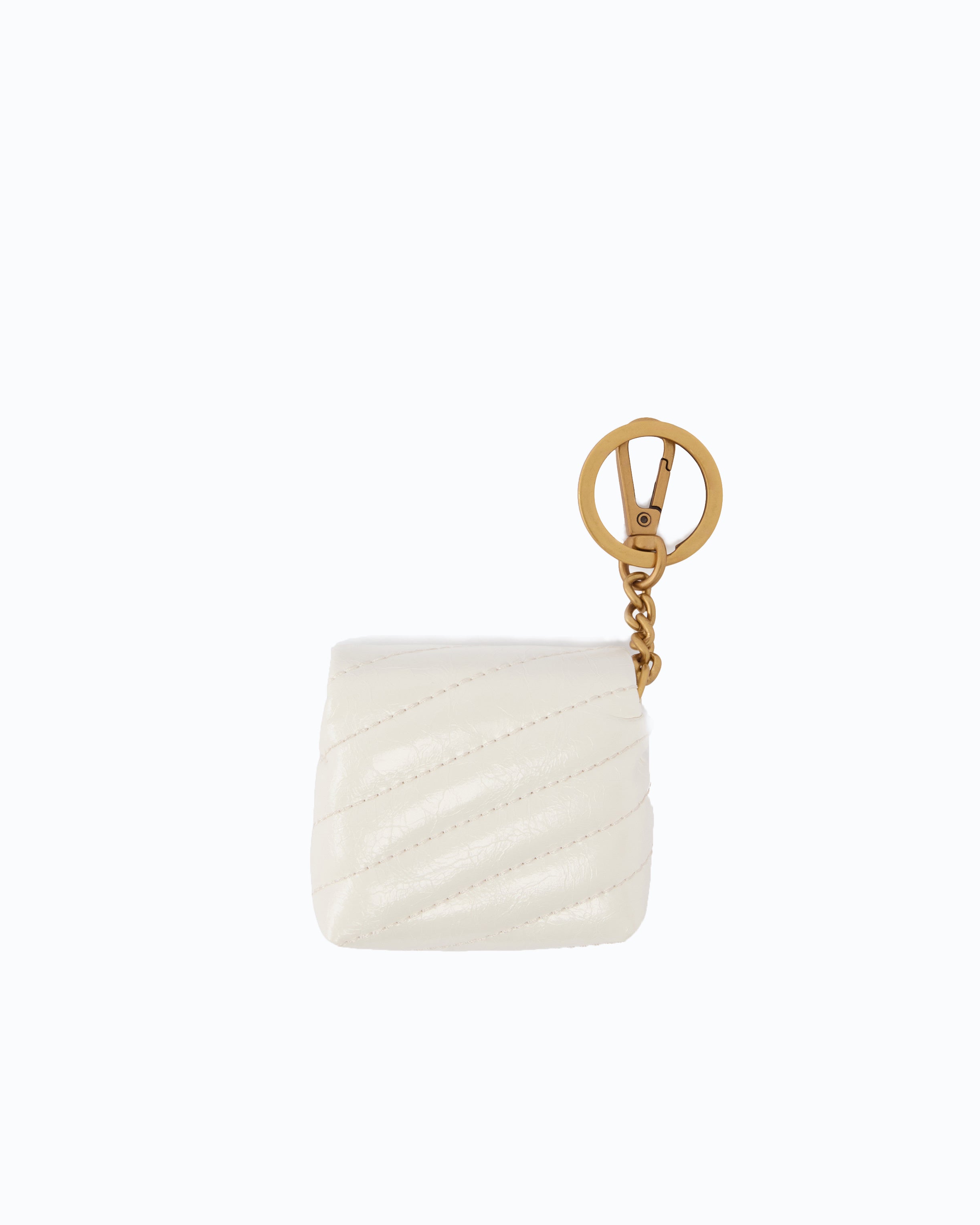 Pinko Love Puff etui AirPods skóra czerwone