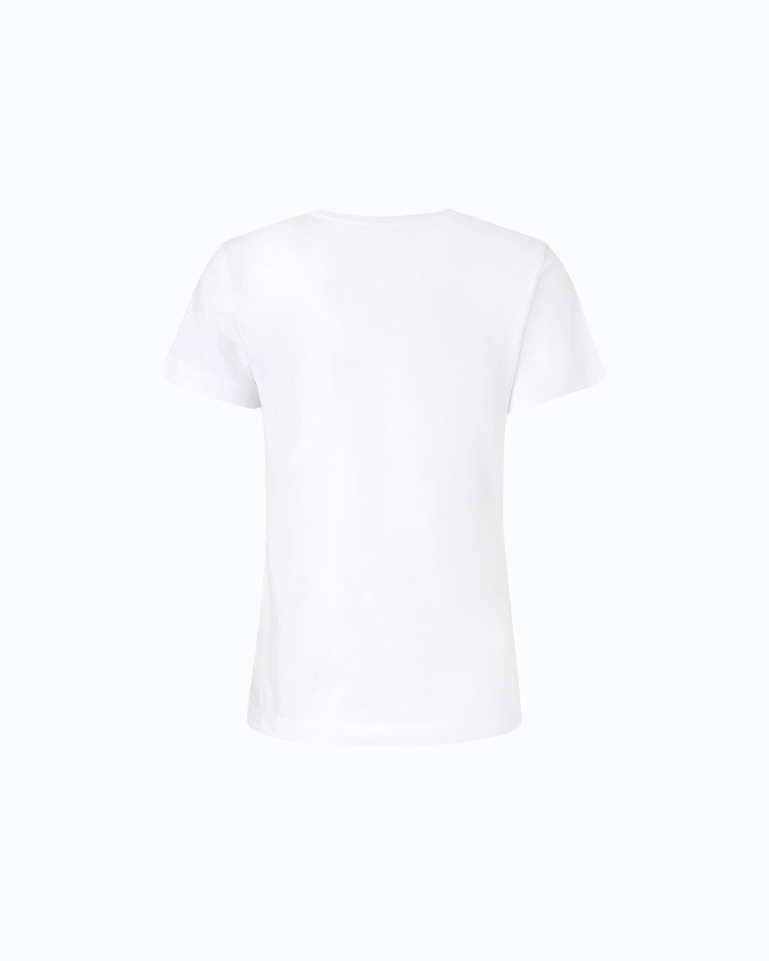 Pinko Bussolotto t-shirt damski haft Love Birds old wash