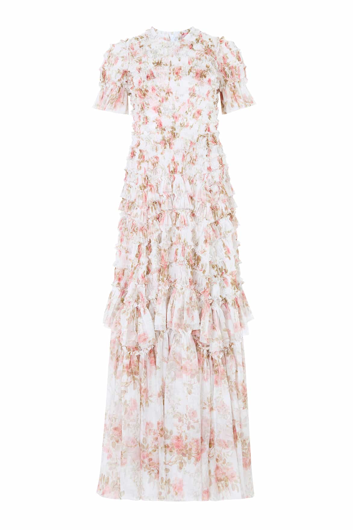 Needle & Thread Summer’s Rose suknia wieczorowa White