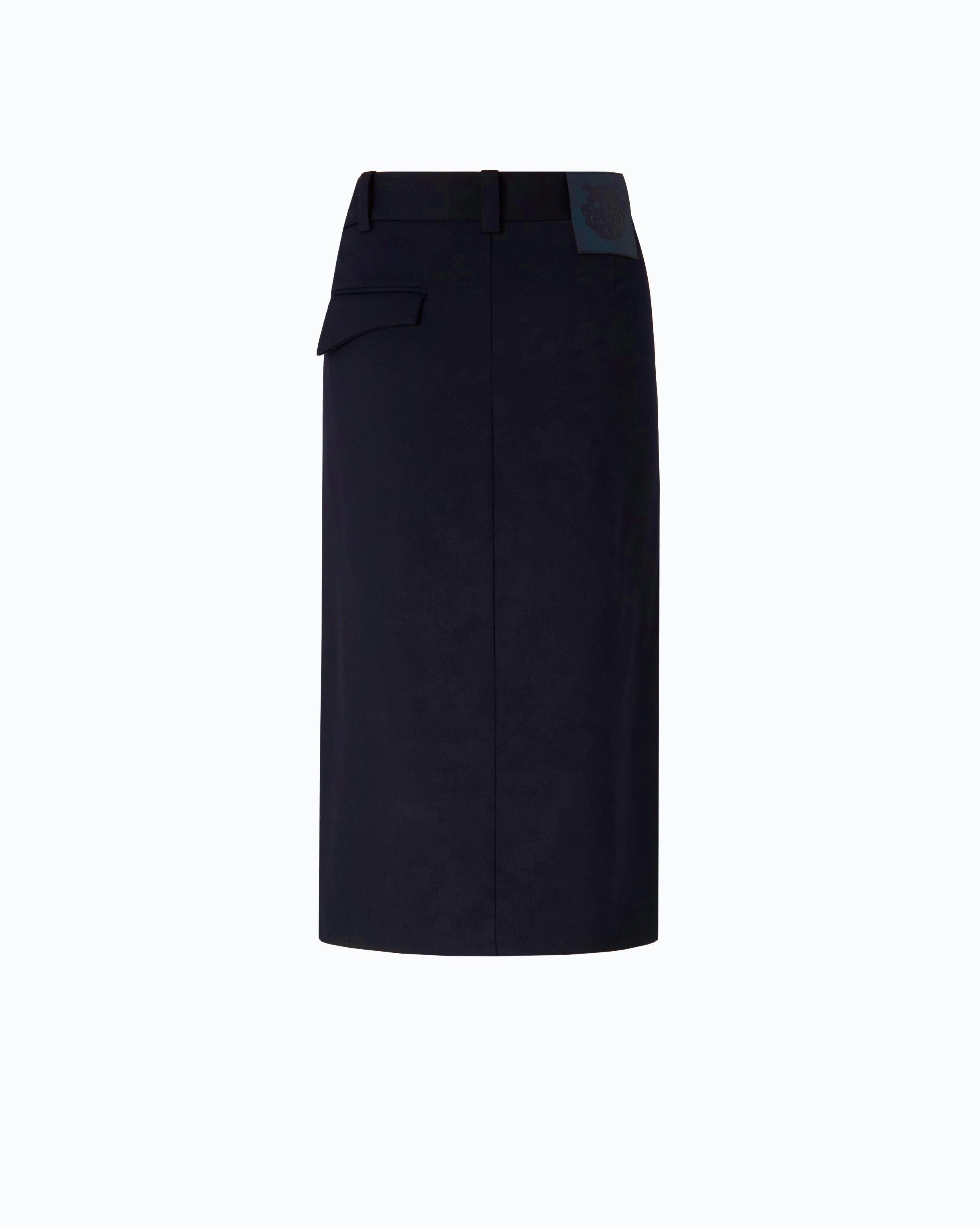Pinko Marzemino Skirt spódnica ołówkowa niebieska