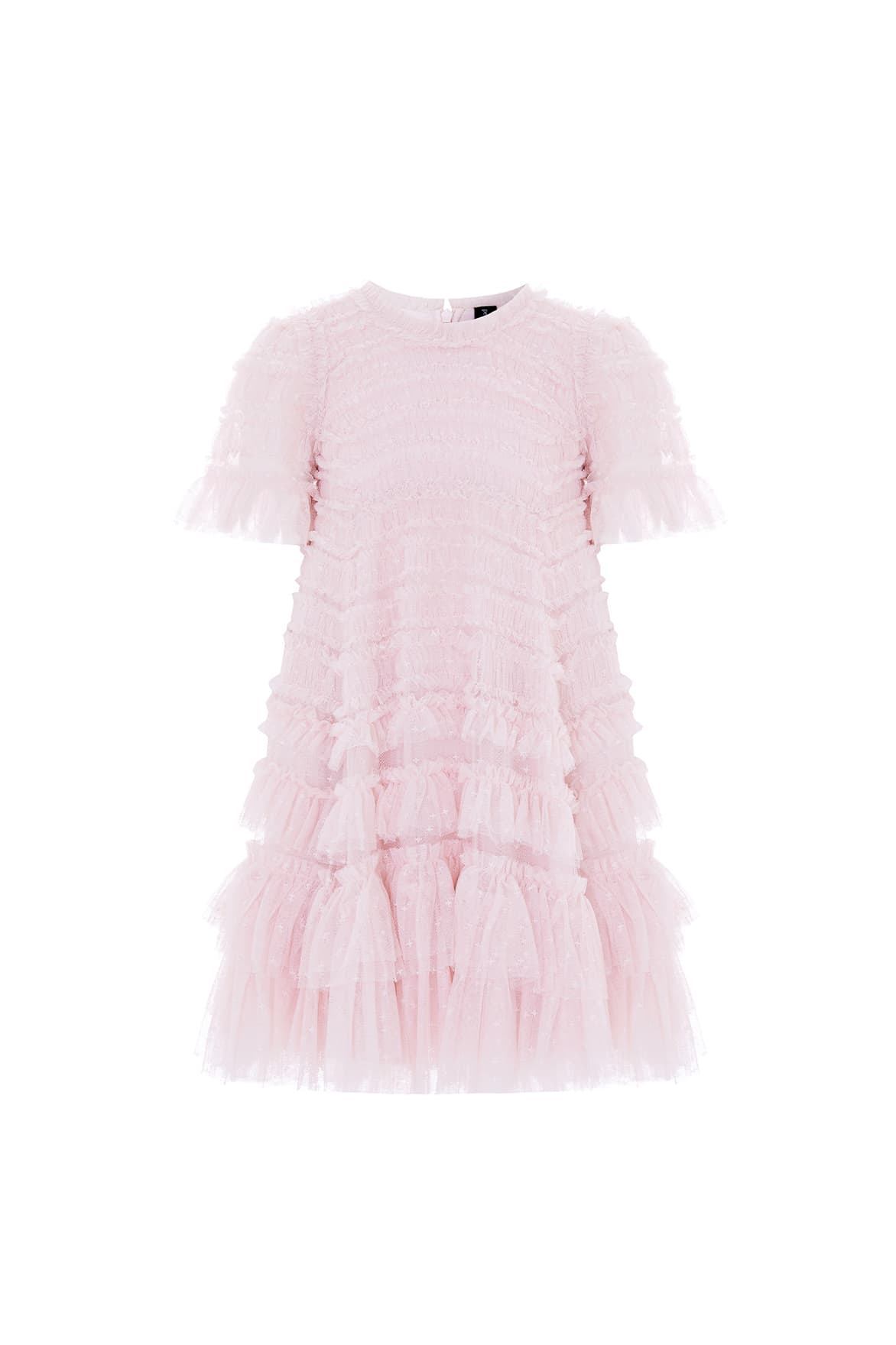 Needle & Thread Valentine Ruffle Kids Dress sukienka różowa