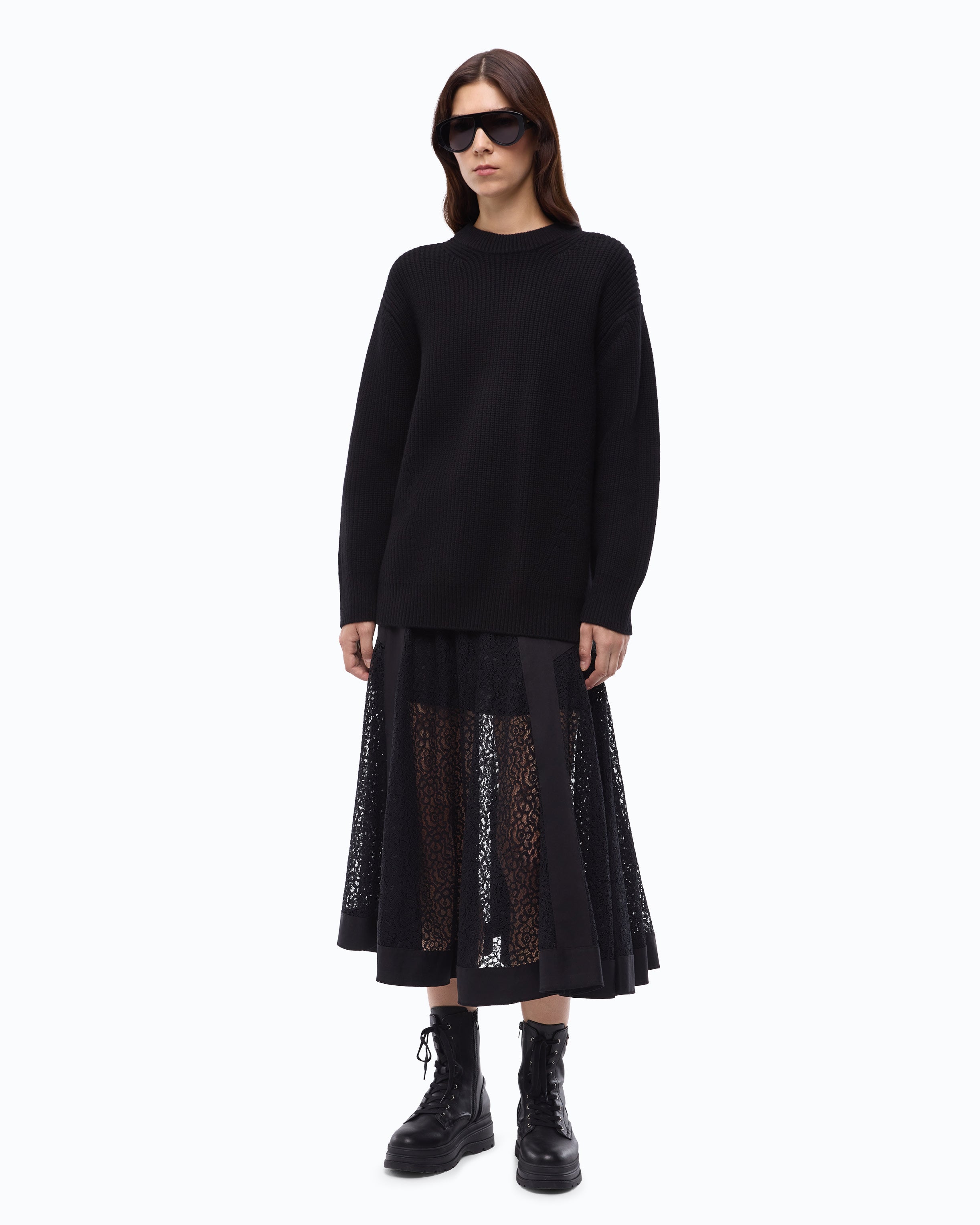 Pinko Gracidio Sweater sweter wełniany czarny