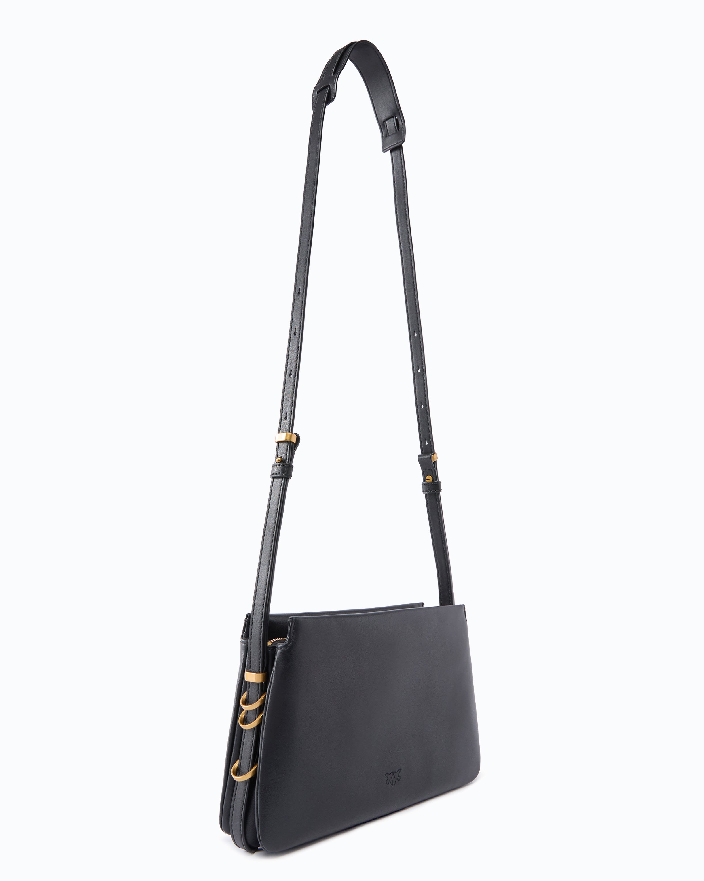 Pinko One Two Three Triplet Mini torebka czarna