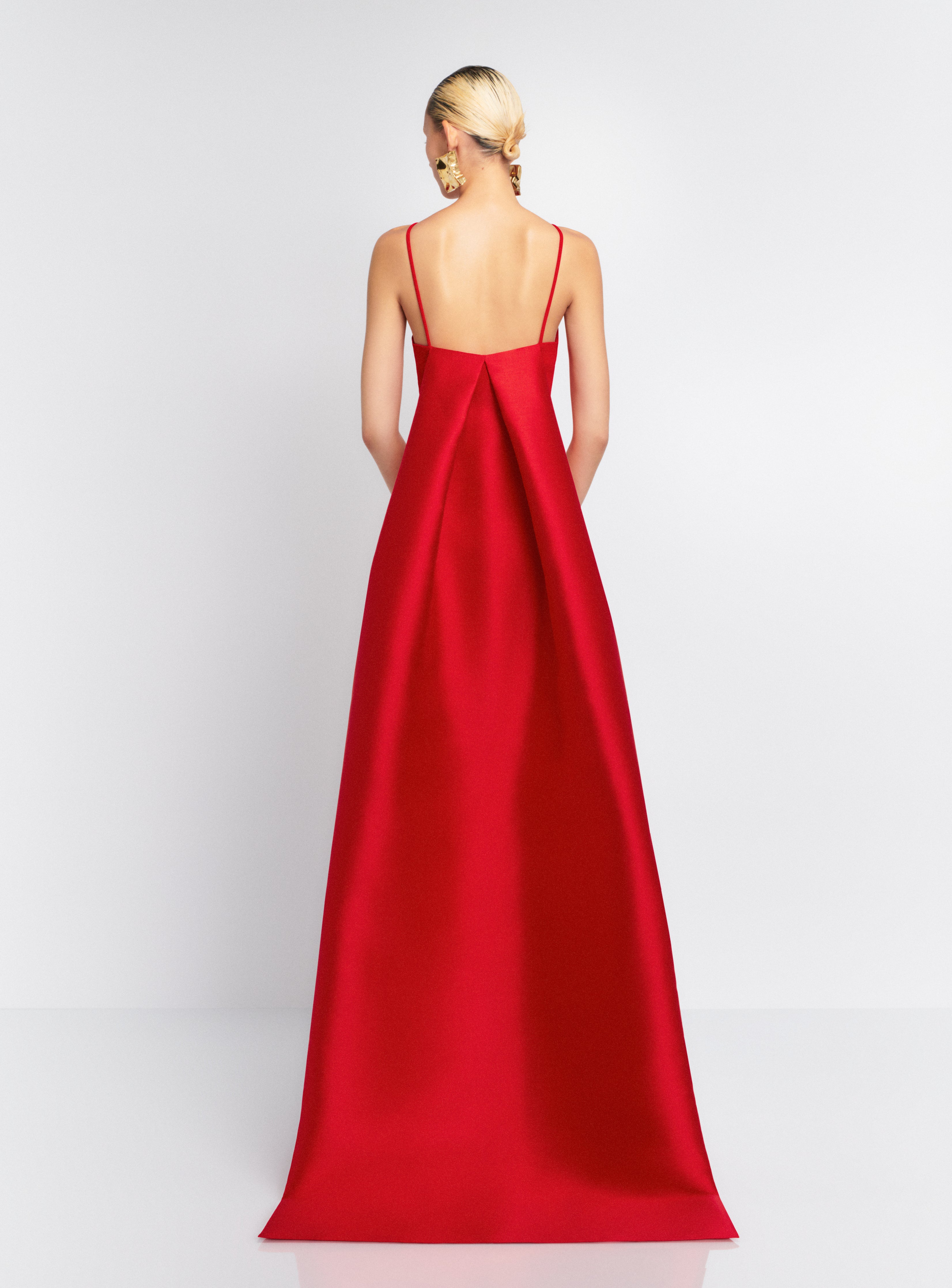 Solace London Ulla Maxi sukienka wieczorowa czerwona