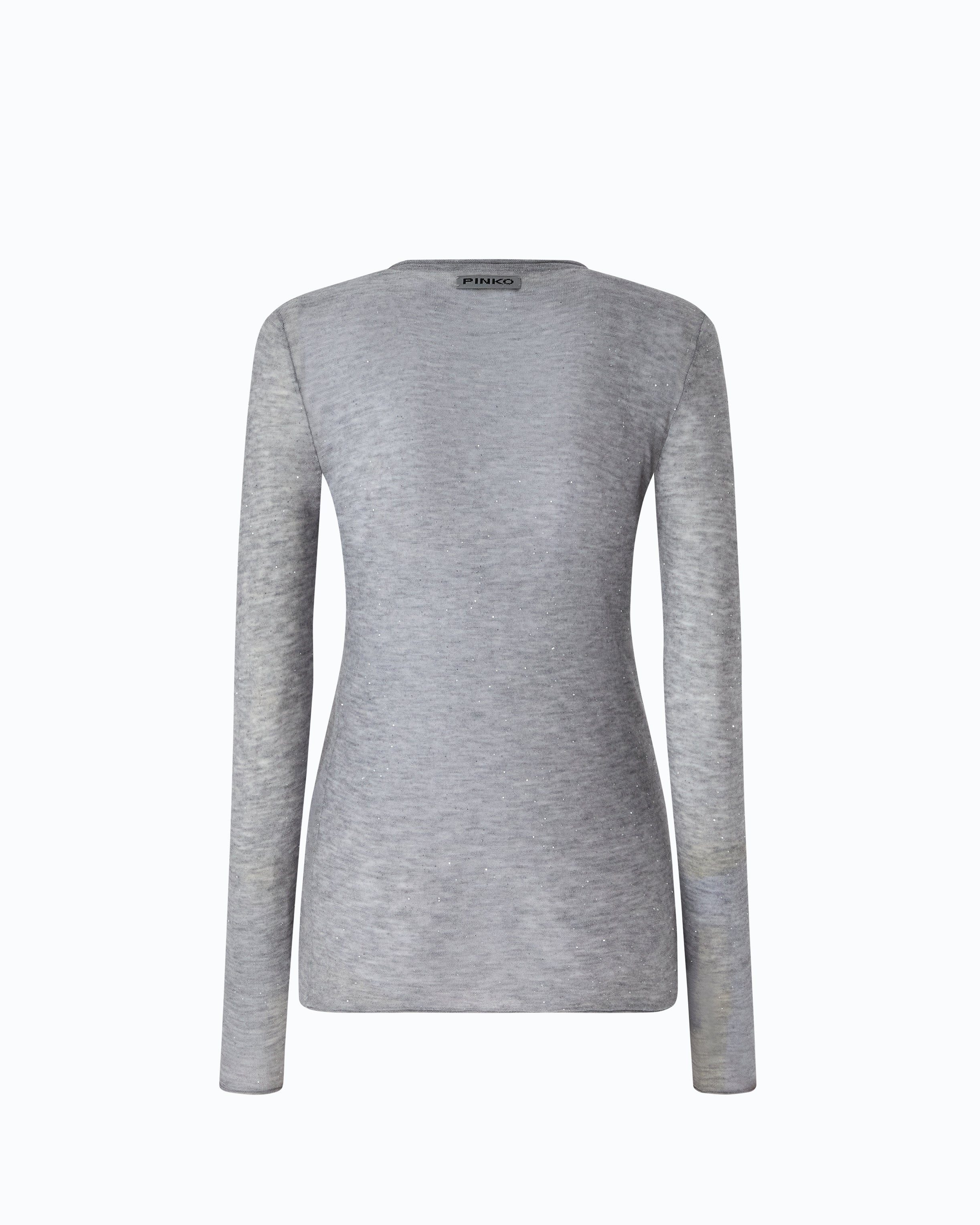 Pinko Pico sweter wełniany z cekinami