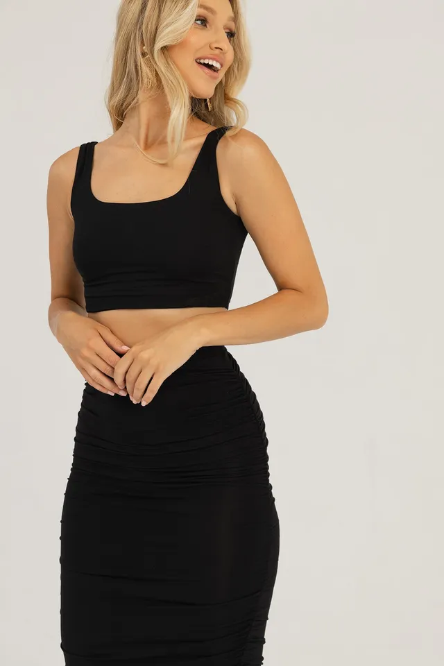 Nudyess Bralette top modalowy czarny