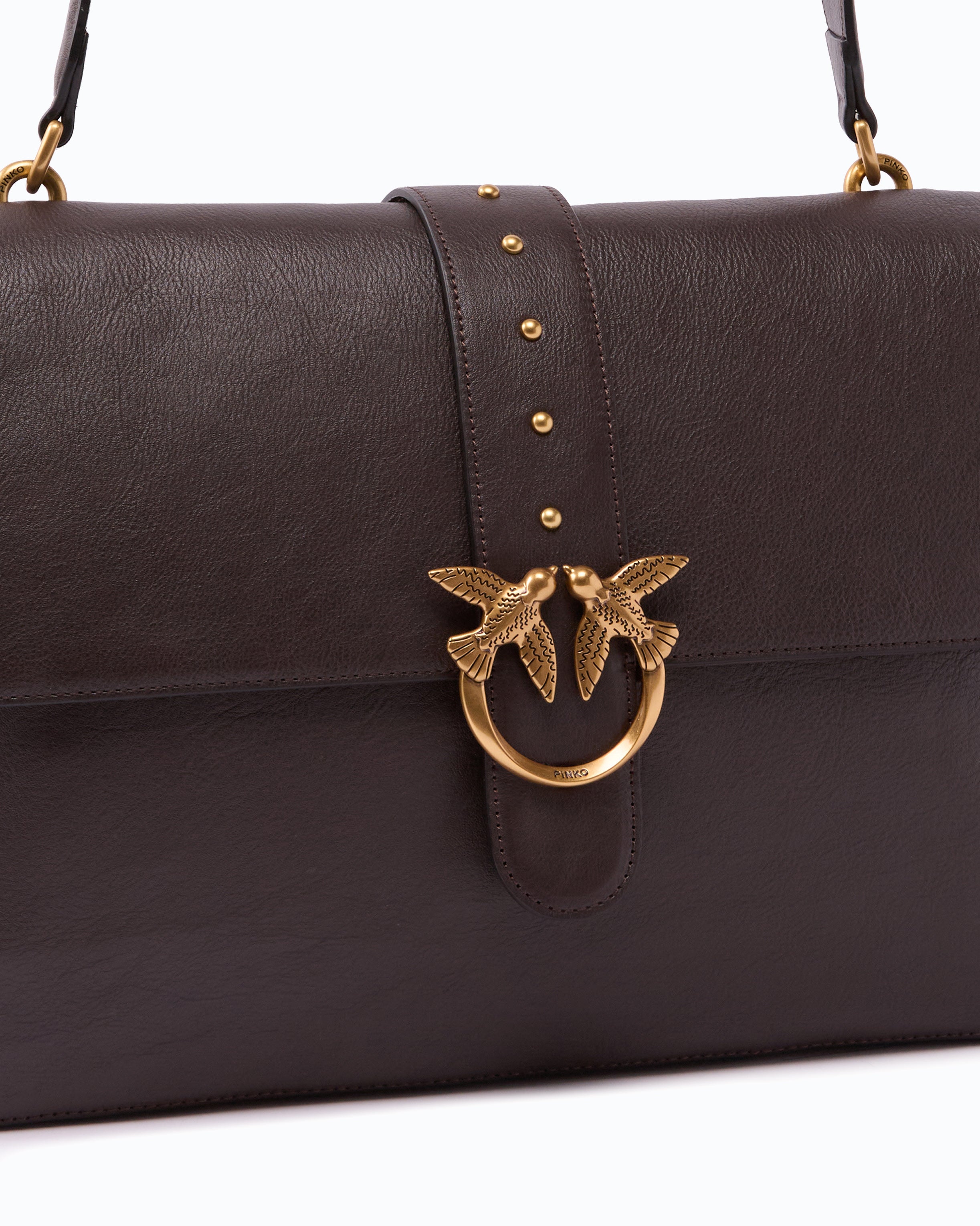Pinko Love Bag One Extra Slouchy torebka duża skórzana
