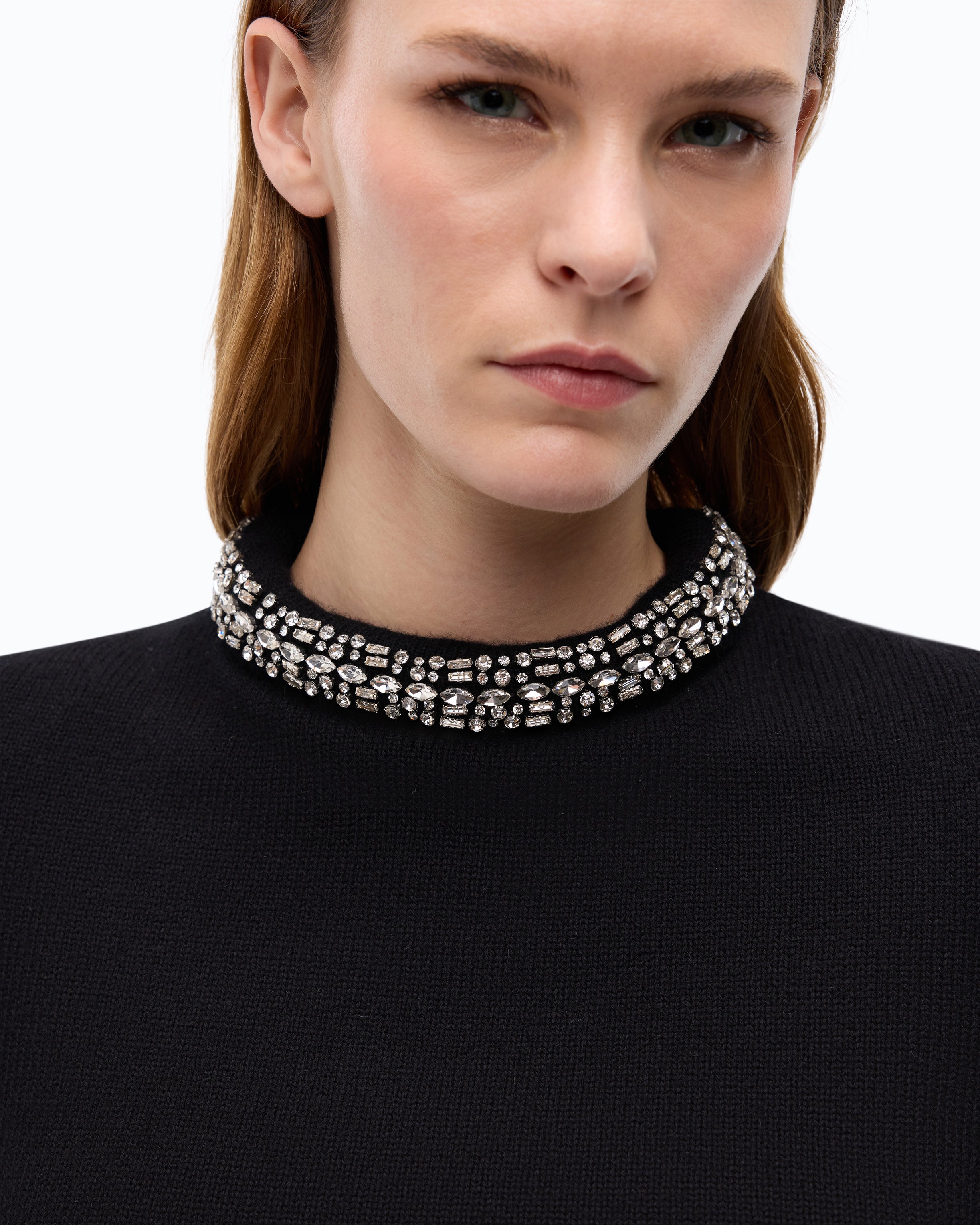 Pinko Berlino Sweater sweter czarny wełniany