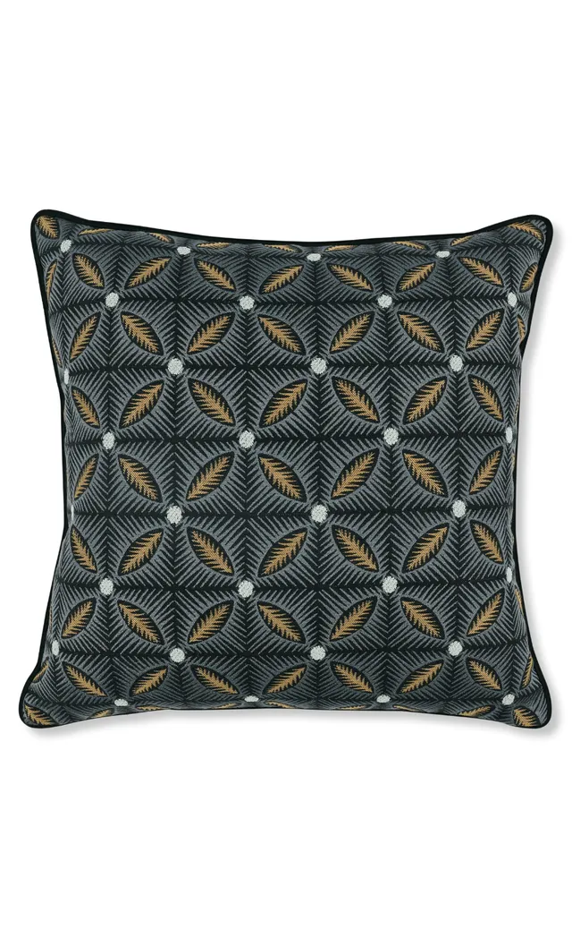 Temperley London Effie Cushion poduszka midnight 50x50 welur