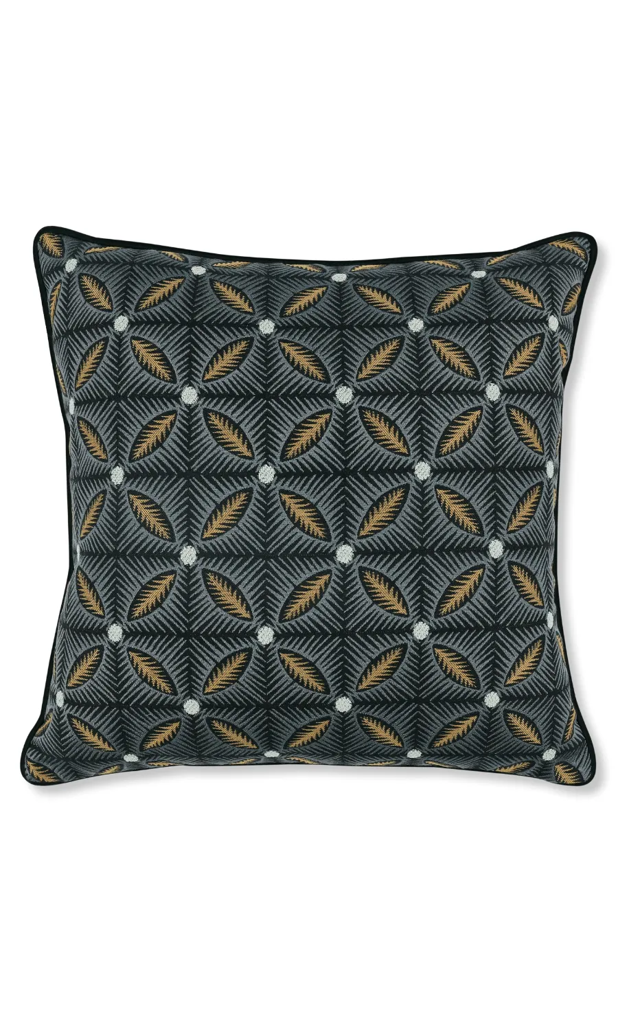 Temperley London Effie Cushion poduszka midnight 50x50 welur