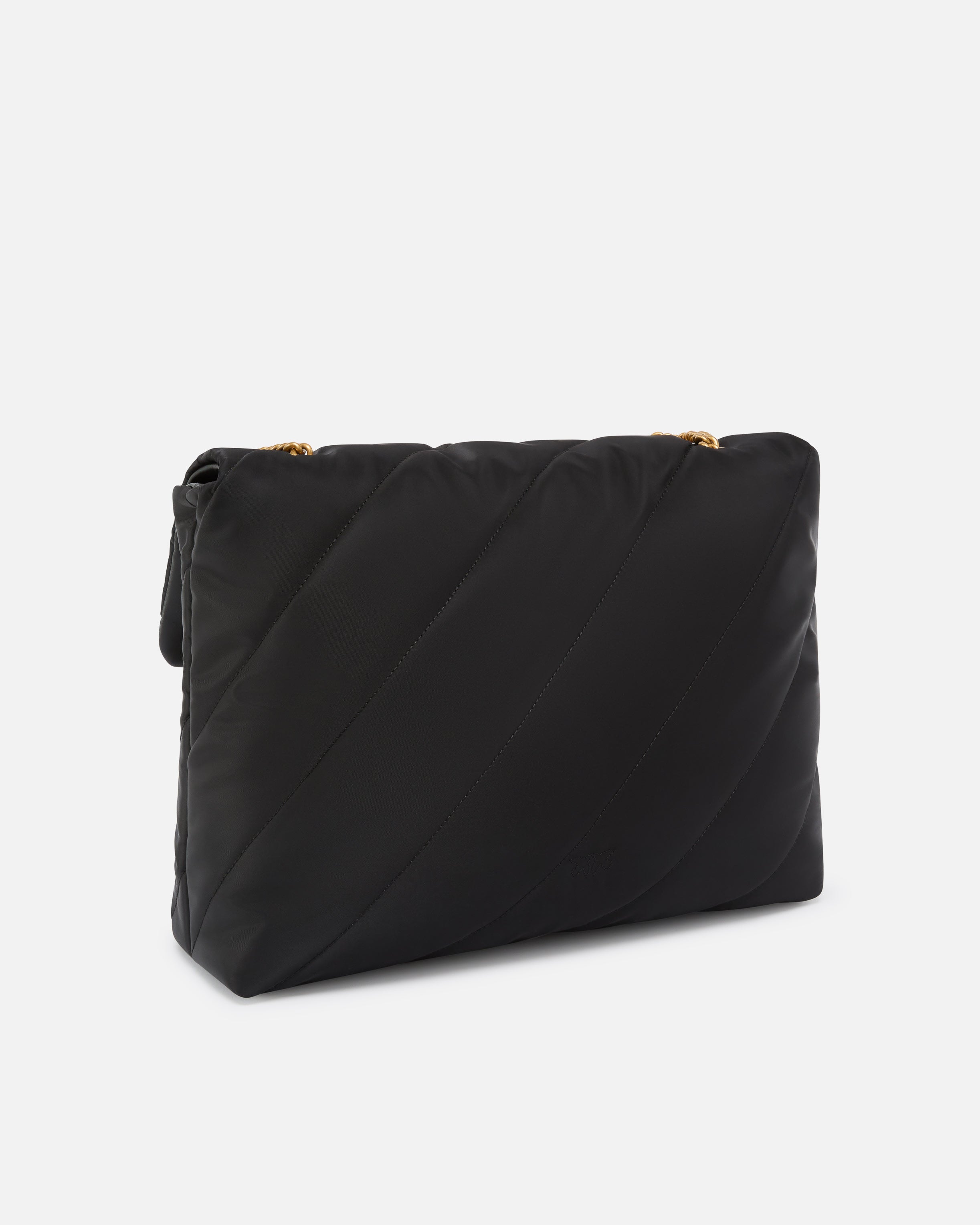 Pinko Love Bag Puff torebka czarna pikowana duża