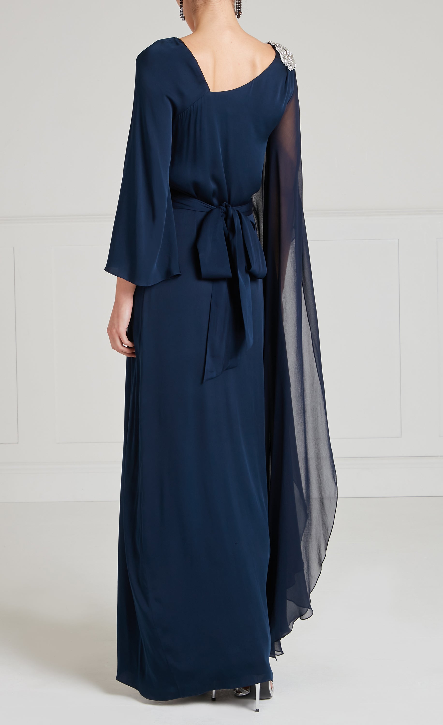 Temperley London Safa suknia wieczorowa ink długa