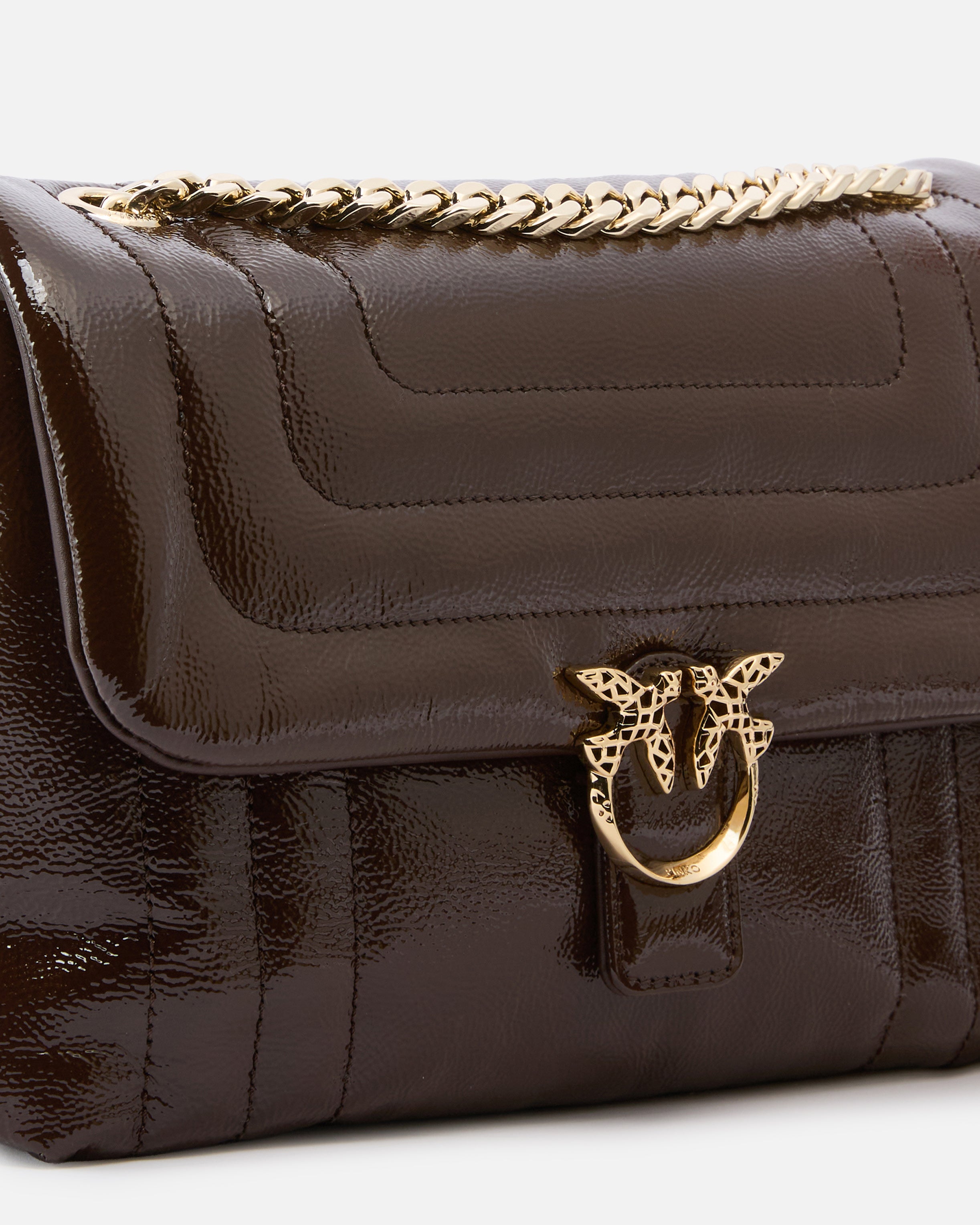 Pinko New Love Puff Classic torebka pikowana średnia