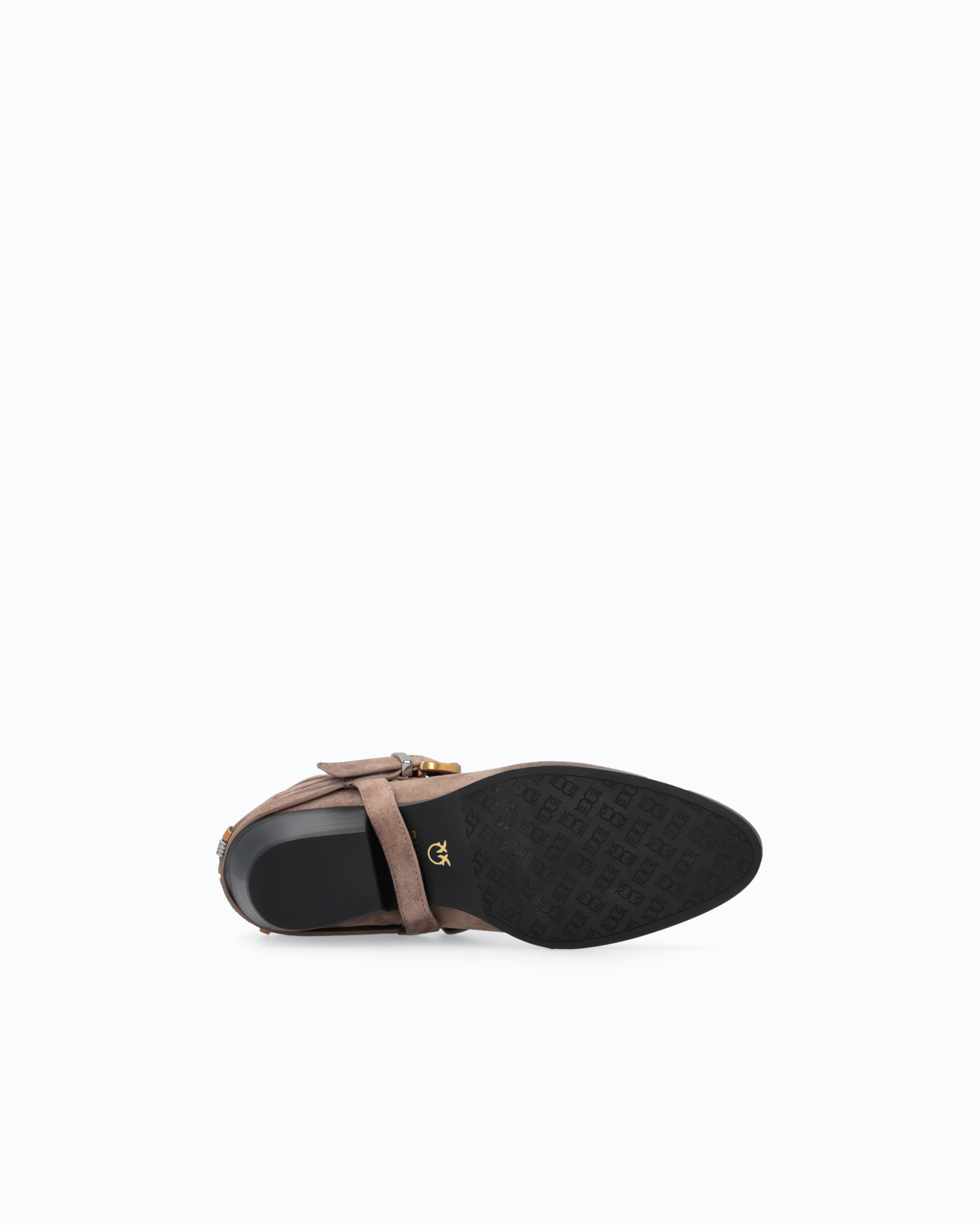Pinko Jane 07 Ankle Boot botki zamszowe brązowe