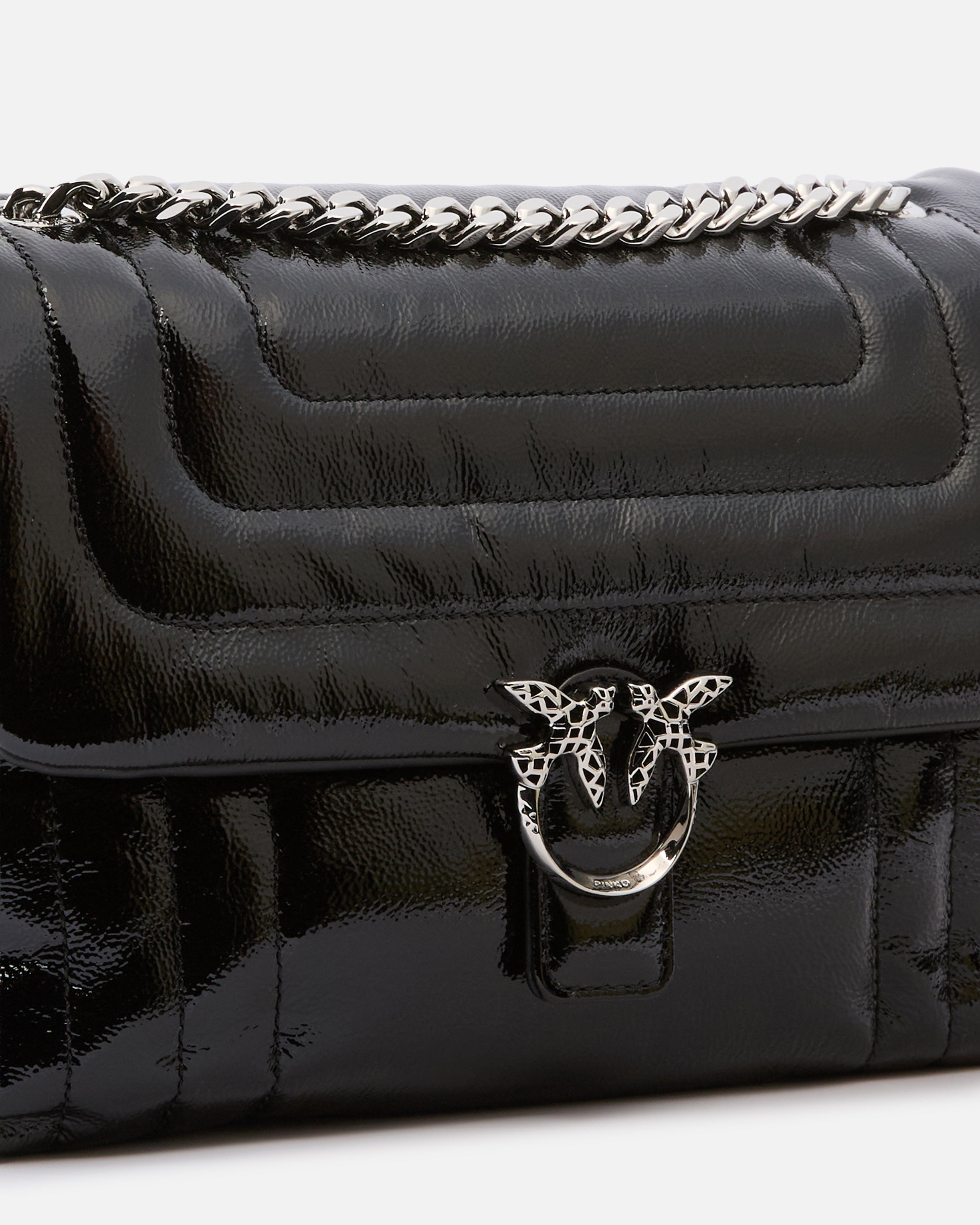 Pinko Love Bag Puff torebka pikowana czarna