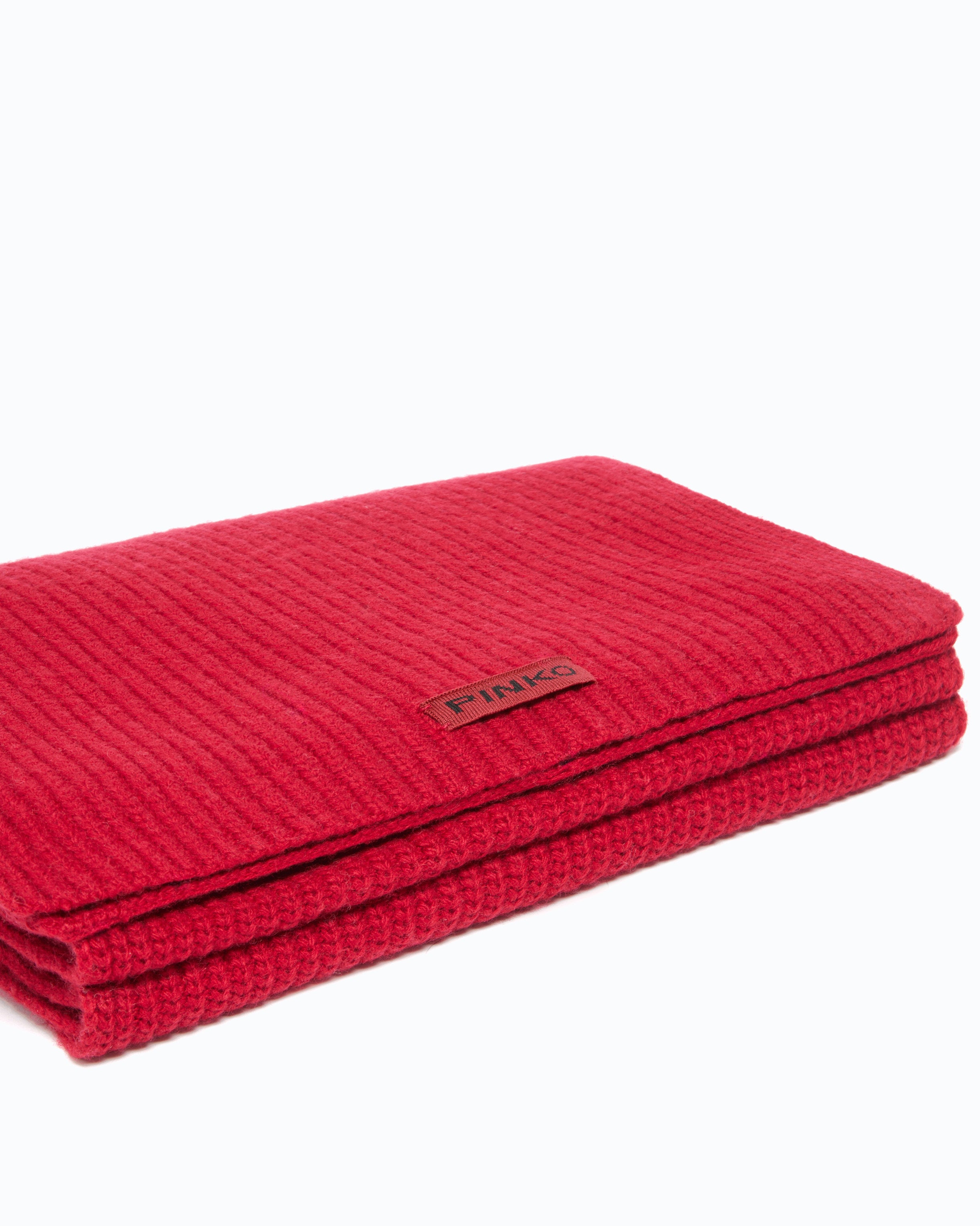 Pinko Slovenia Scarf szalik z wełny i kaszmiru