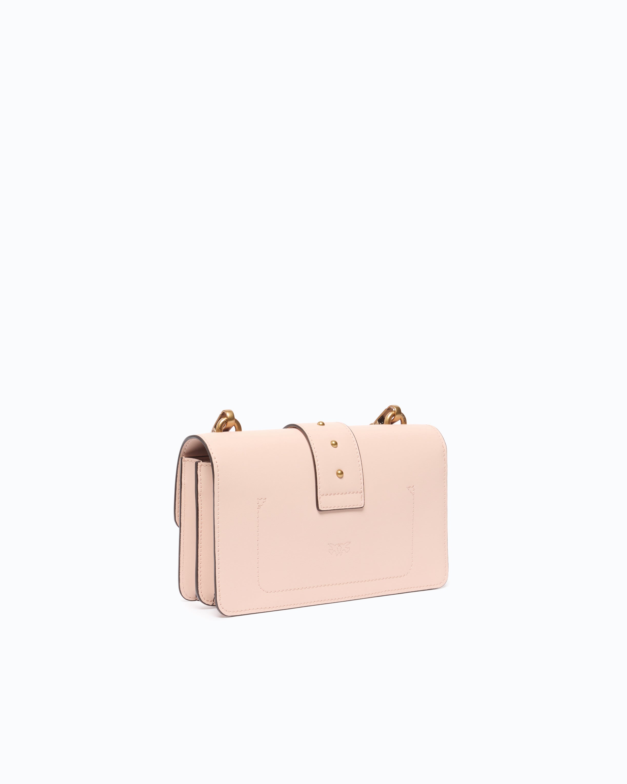 Pinko Love Bag One Mini New Buckle torebka skórzana