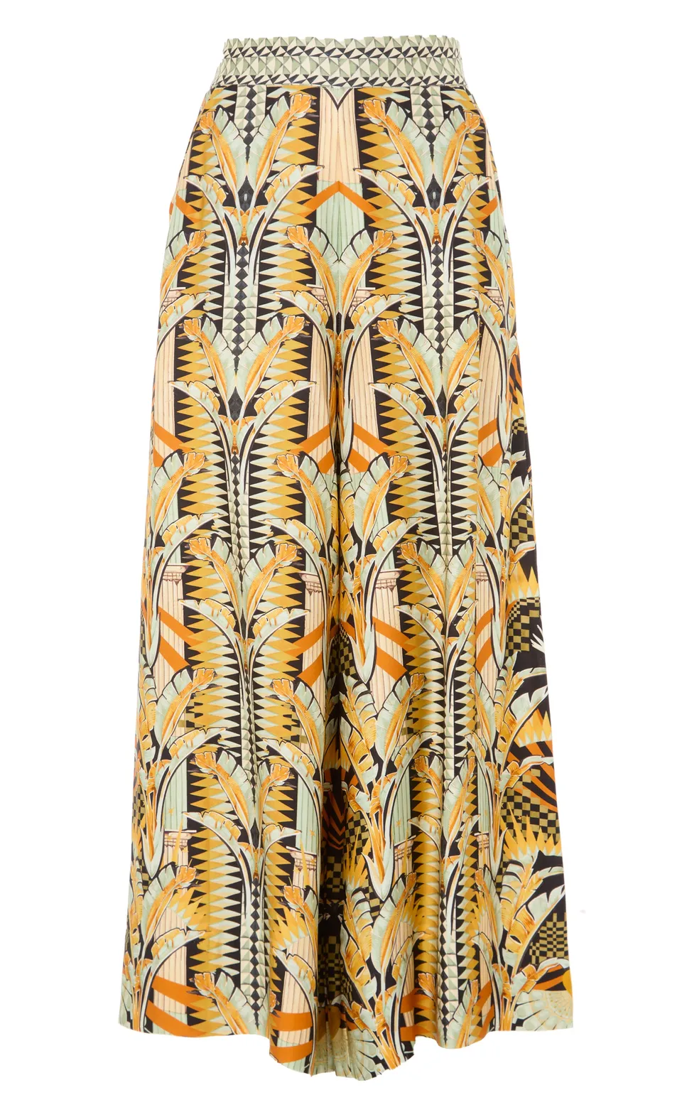 Temperley London Odette spodnie czarne szerokie black mix