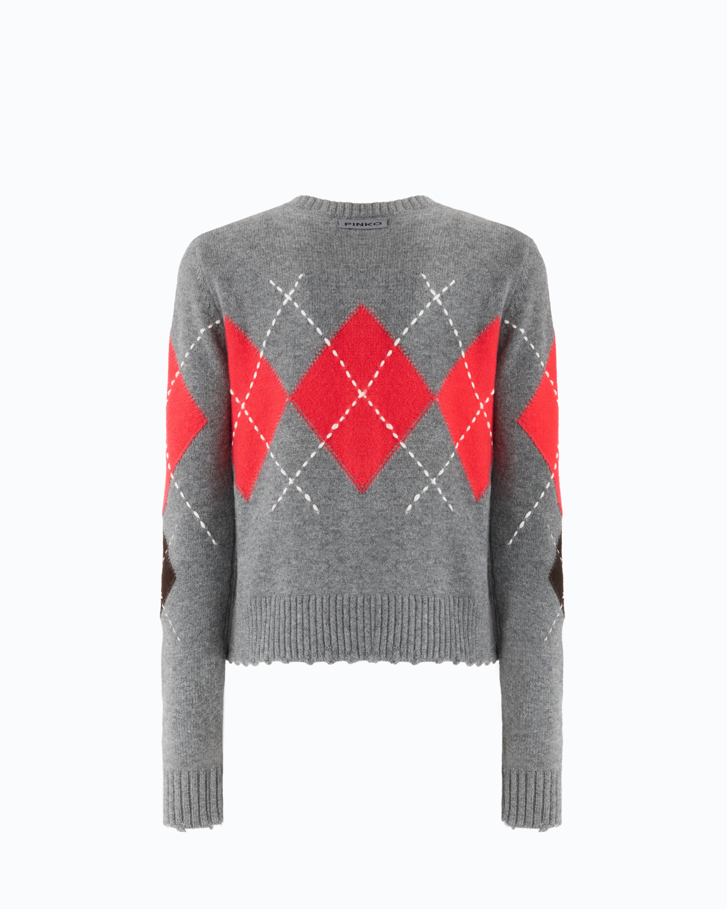 Pinko Cardiff Cardigan kardigan wełniany romby