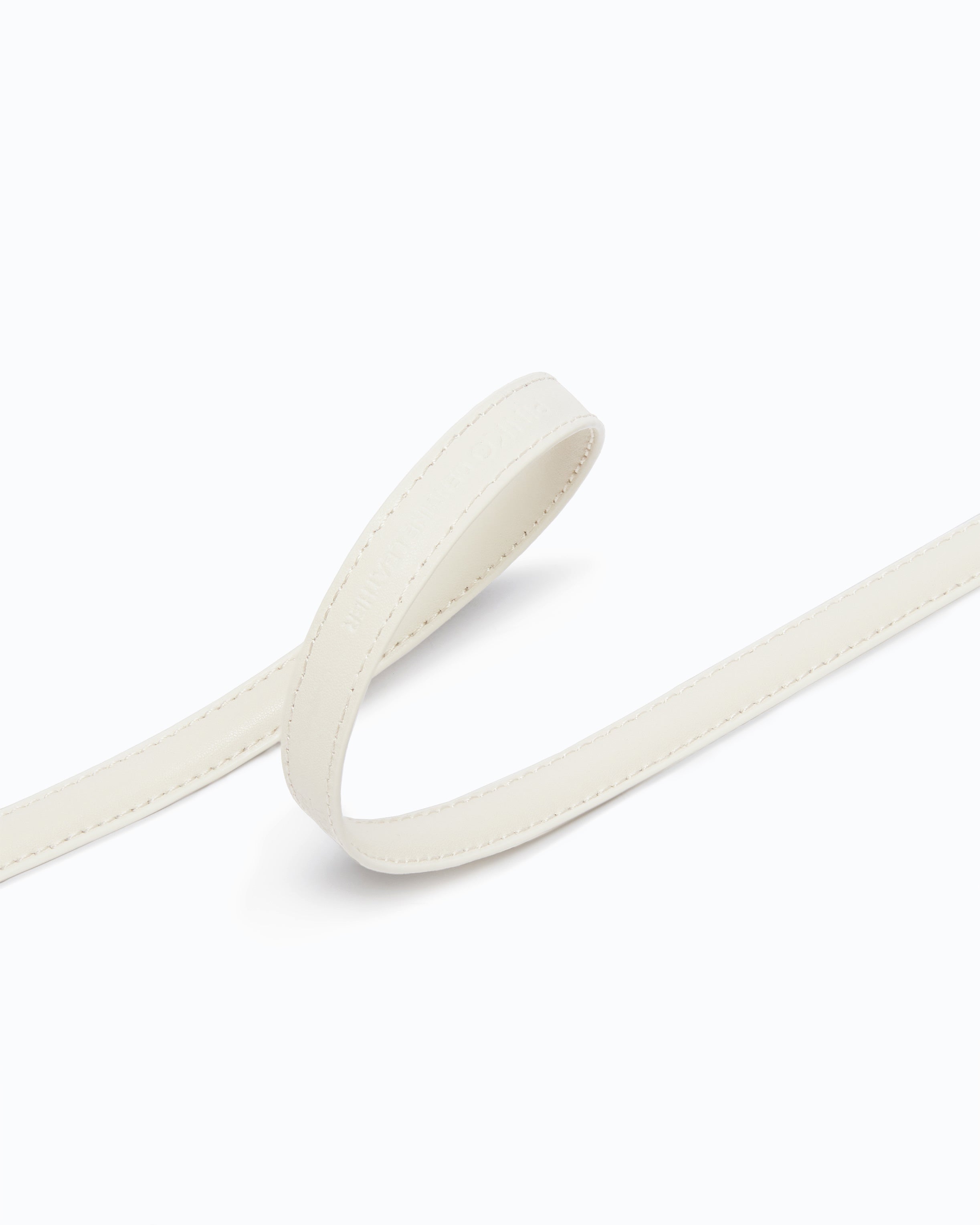 Pinko Love Birds Thin Buckle Belt pasek skórzany 1 cm
