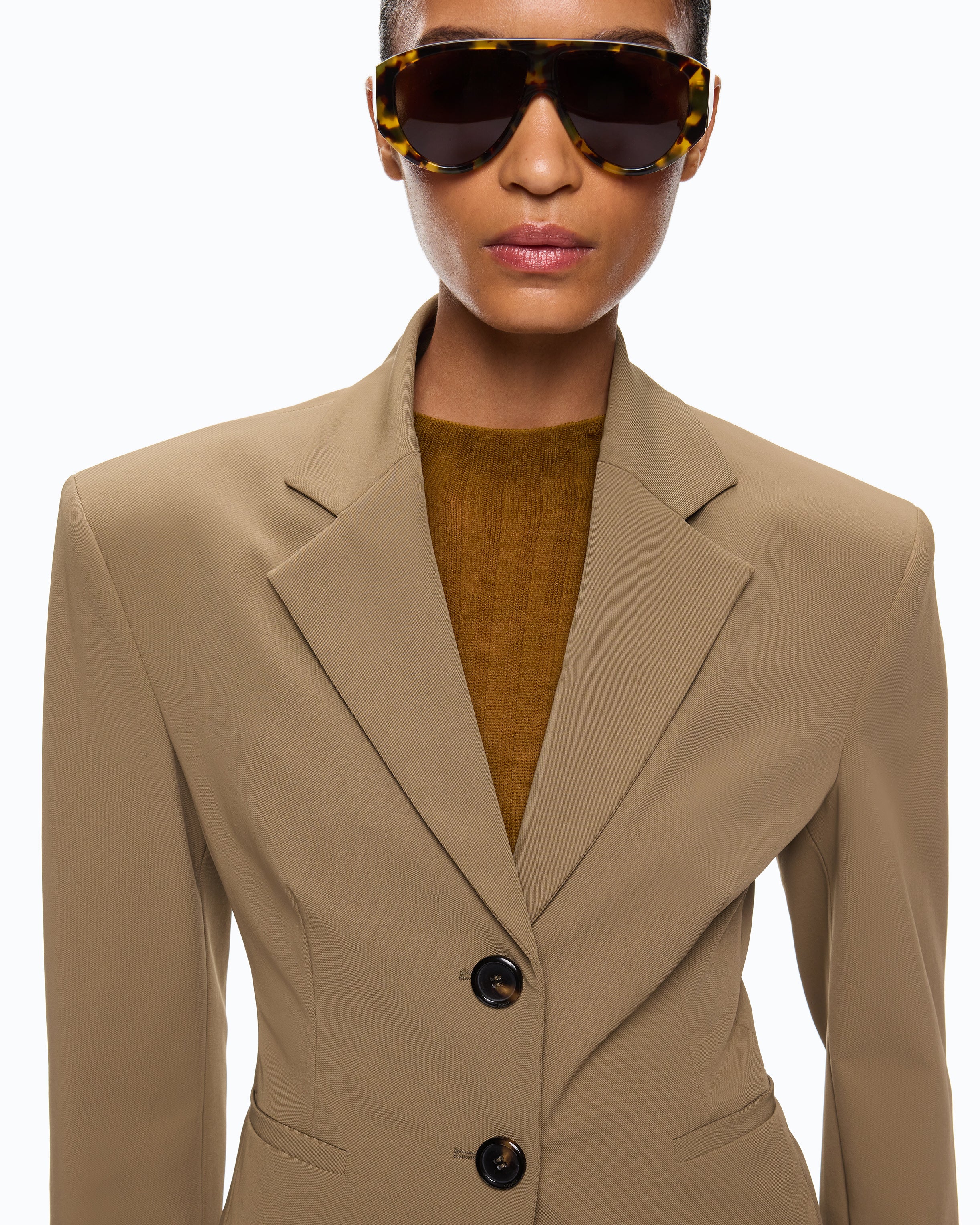 Pinko Teroldego Jacket marynarka cropped slim fit