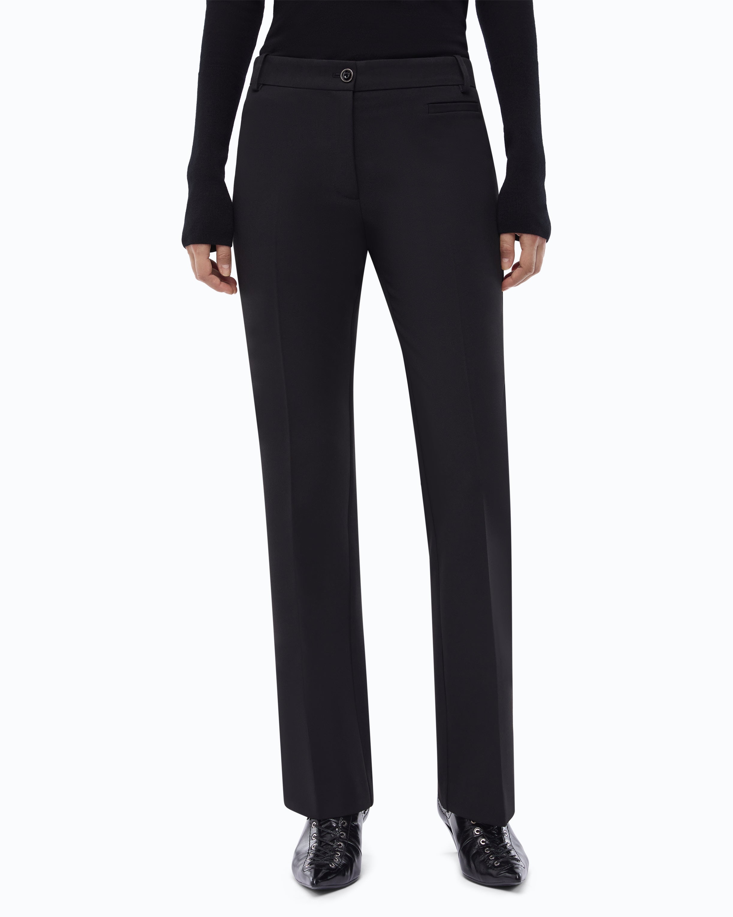 Pinko Protea Pants spodnie czarne z kantem 36-52