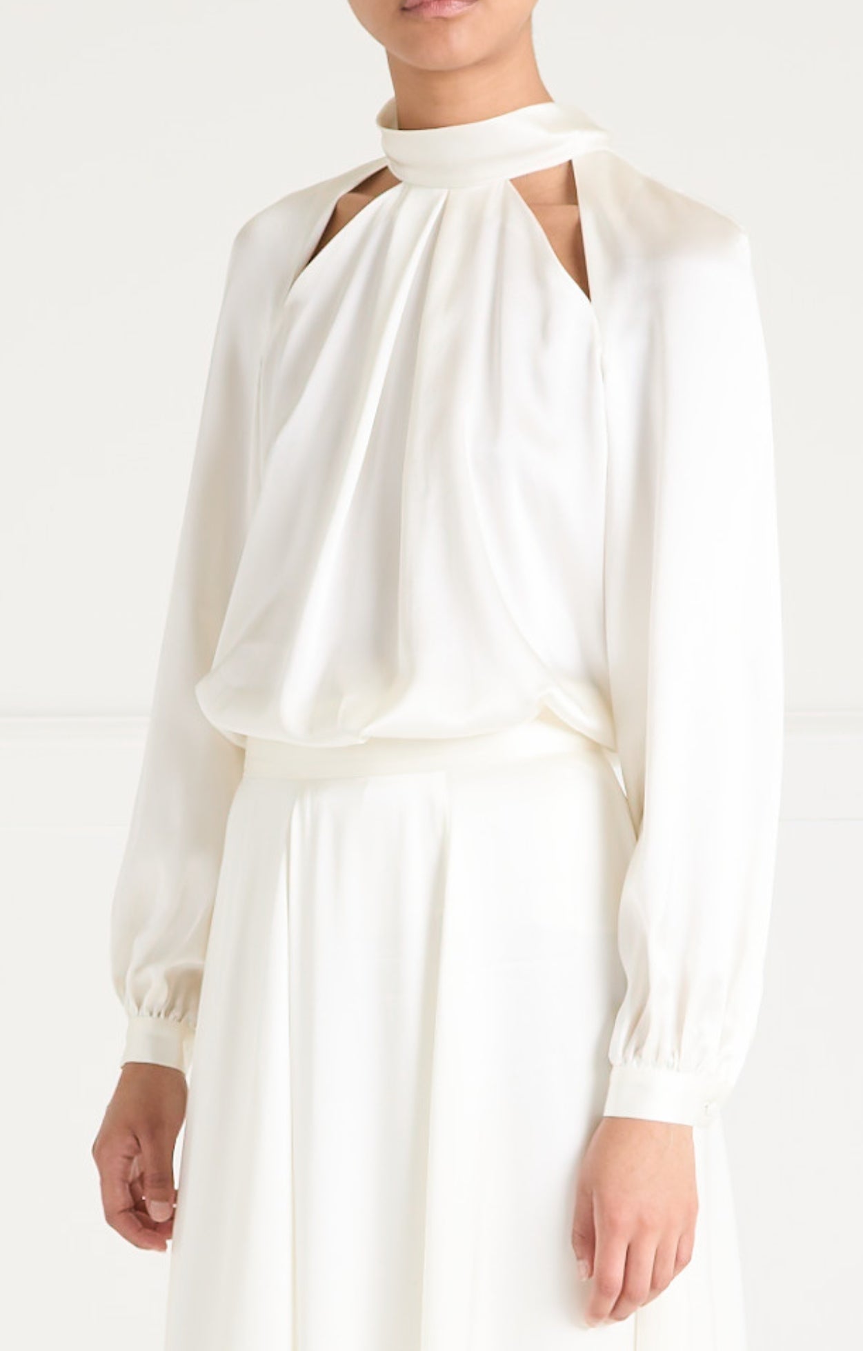 Temperley London Amerie Blouse bluzka ivory UK10
